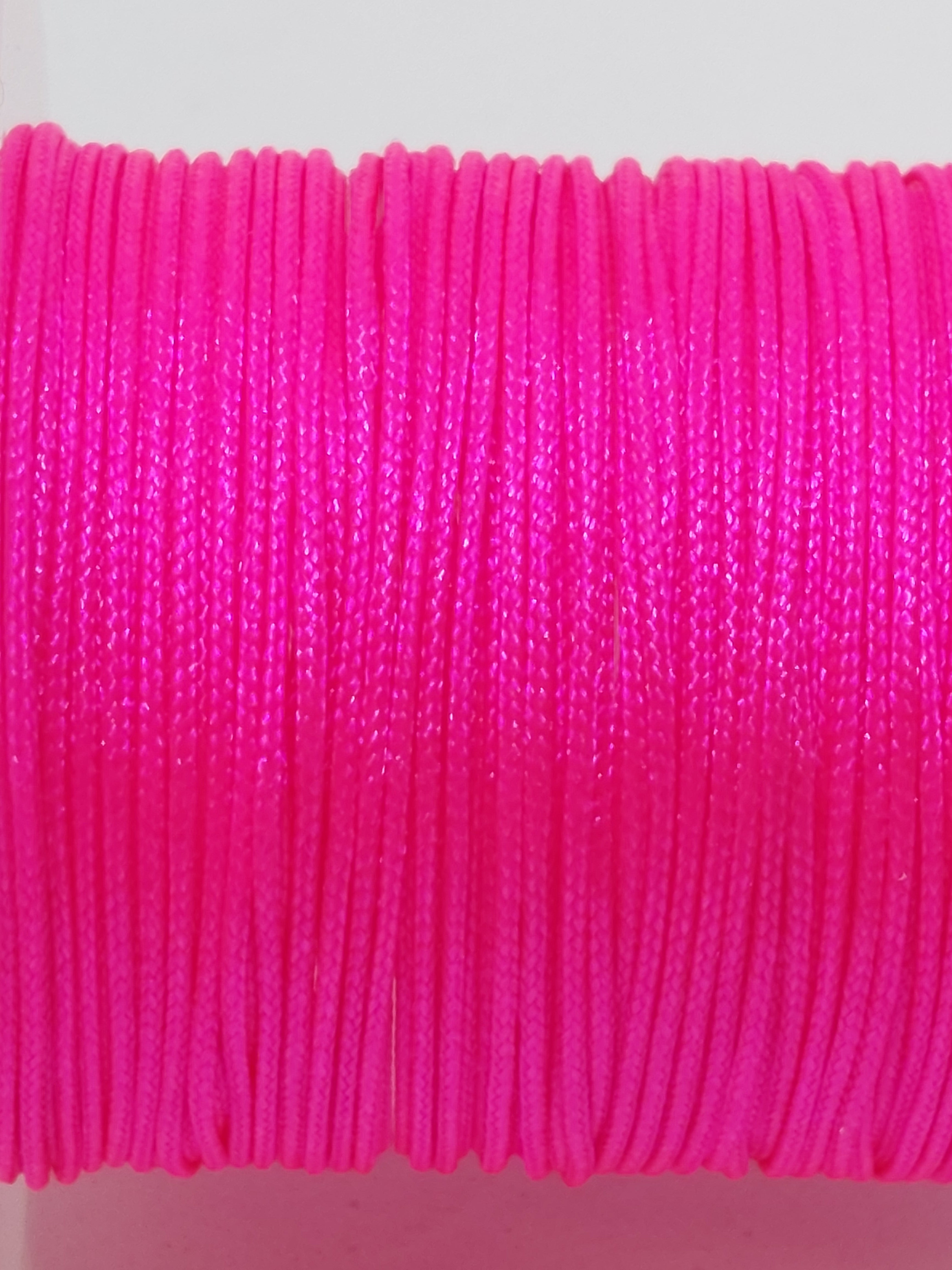 Macrame draad 0,8mm Fel roze