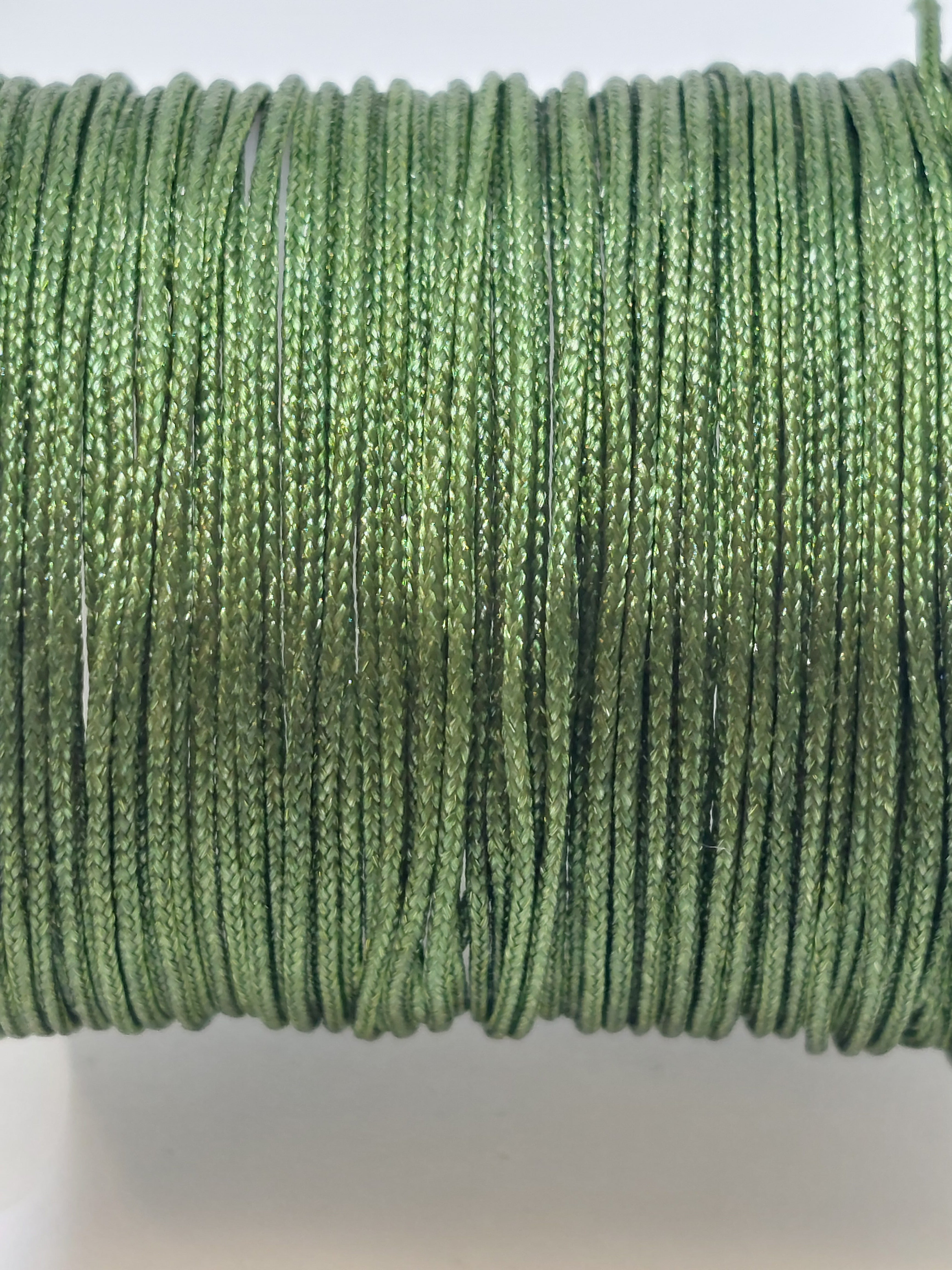 Macrame draad 0,8mm Olijf groen