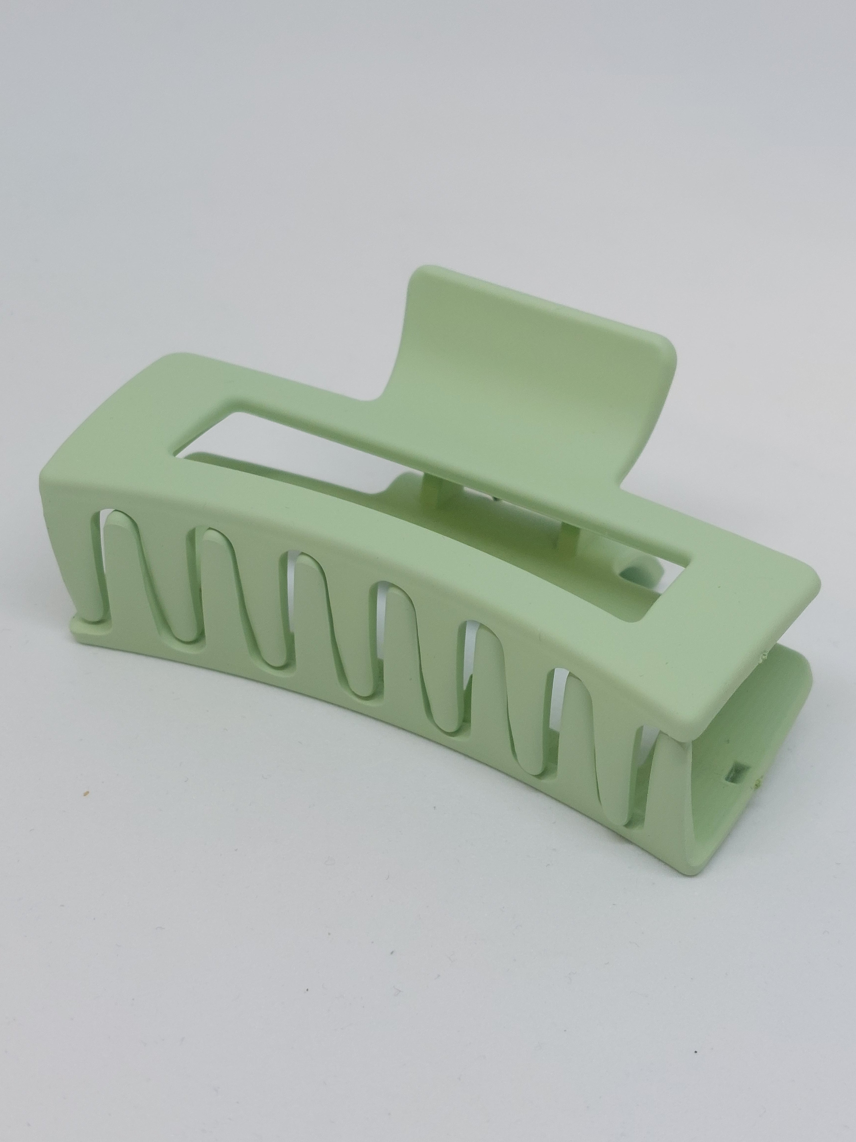 Haarklem licht olijf groen