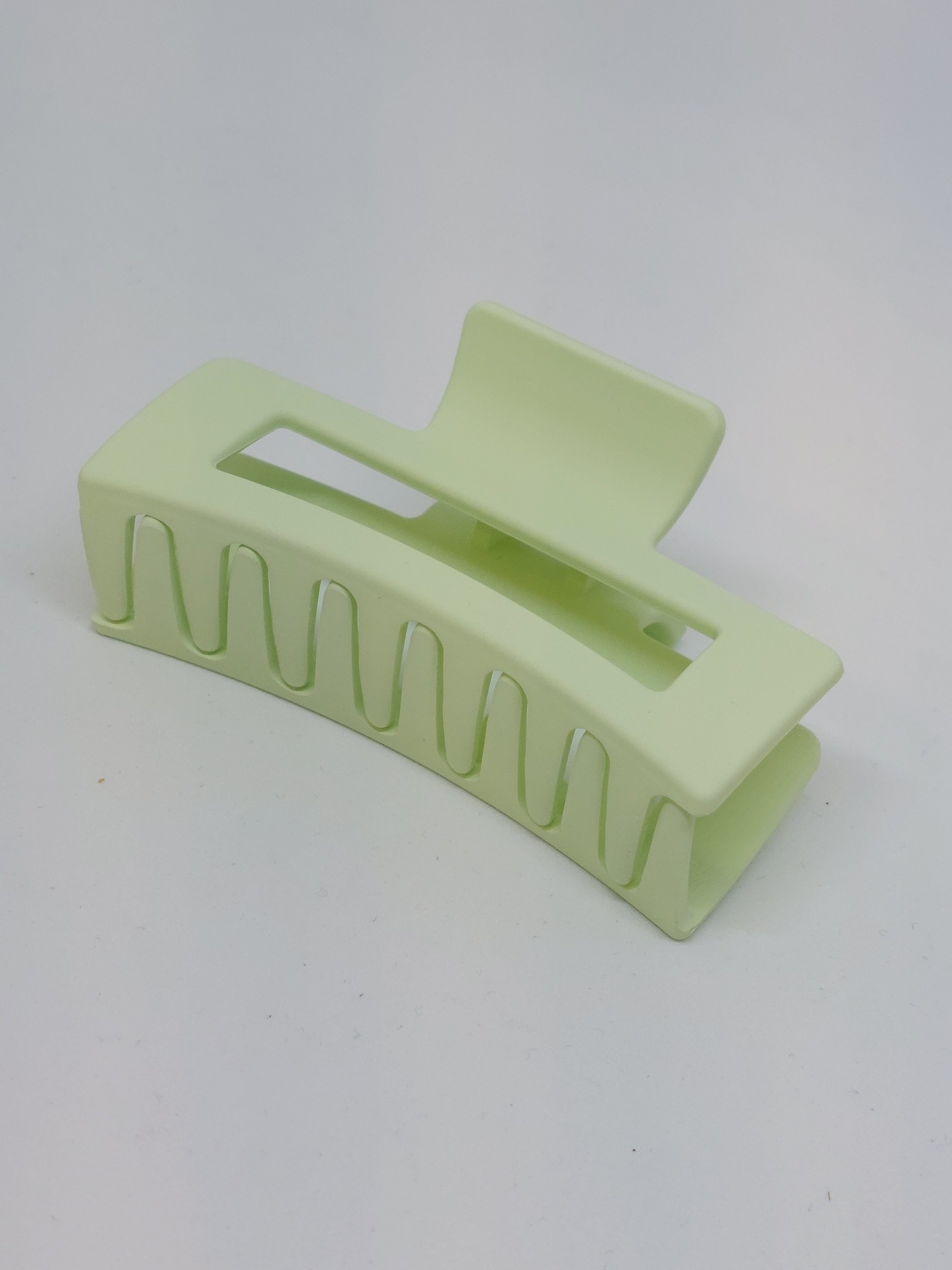 Haarklem pastel groen