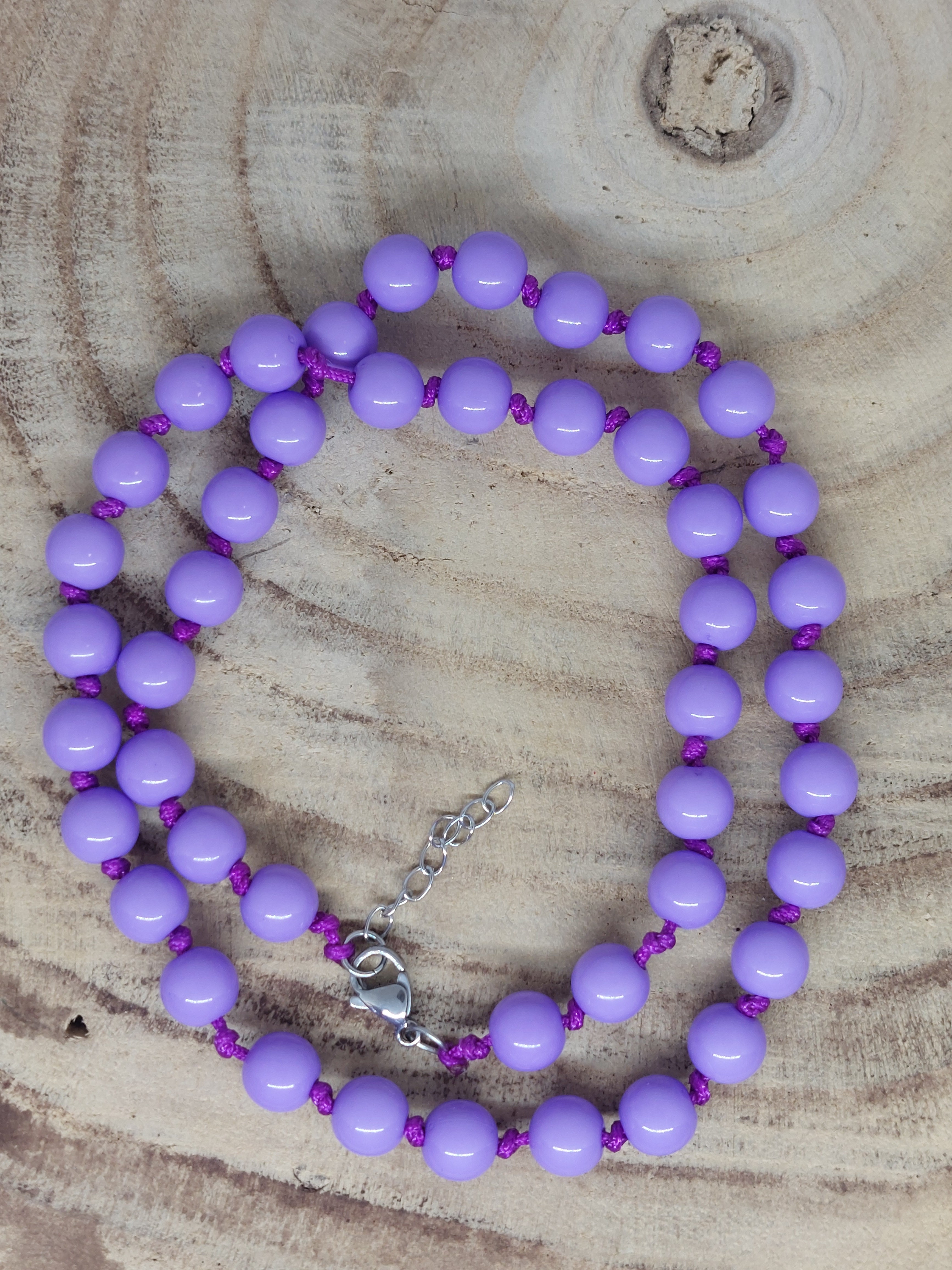 Kralenketting lila