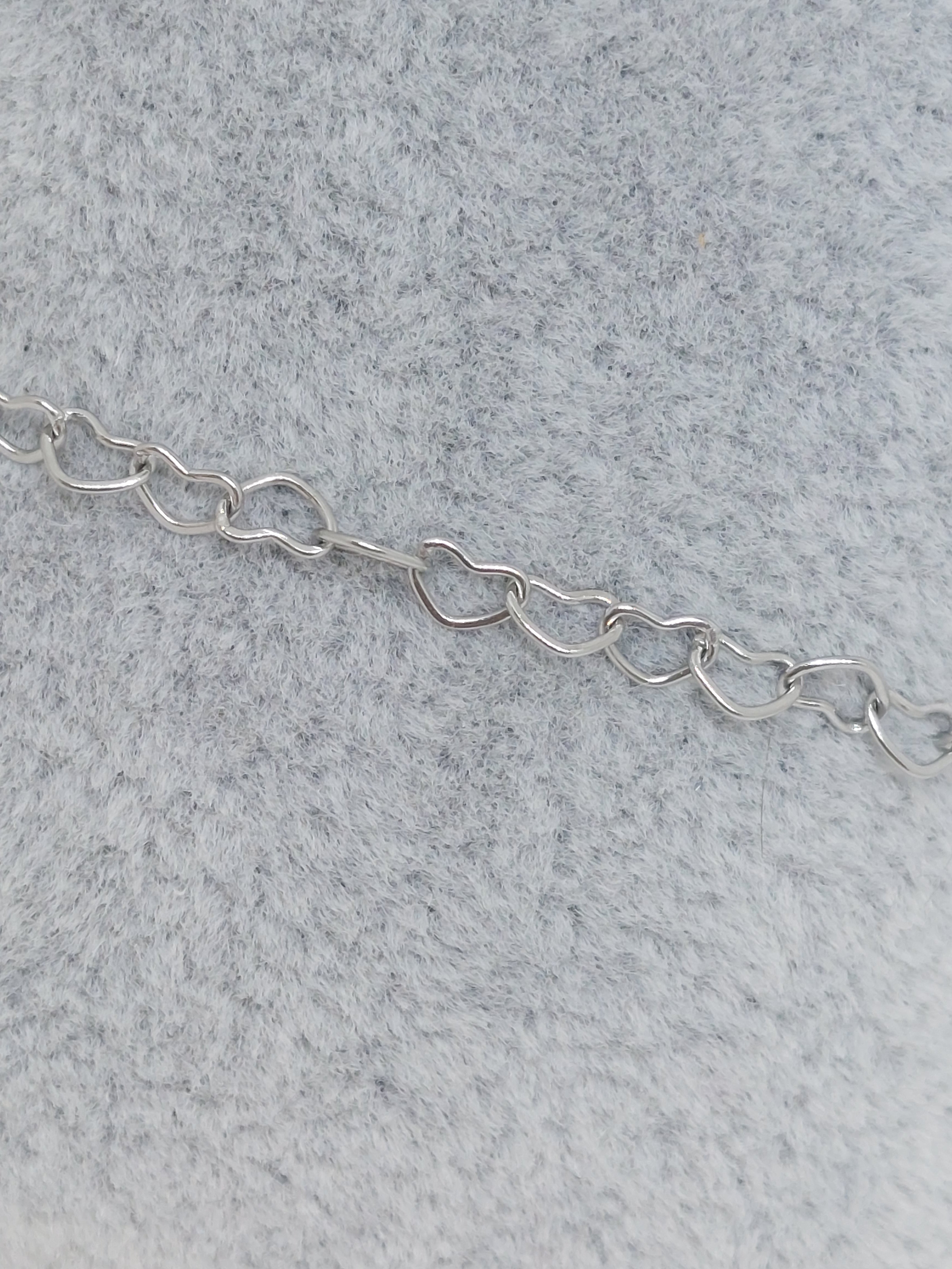 Armband hartjes (RVS)