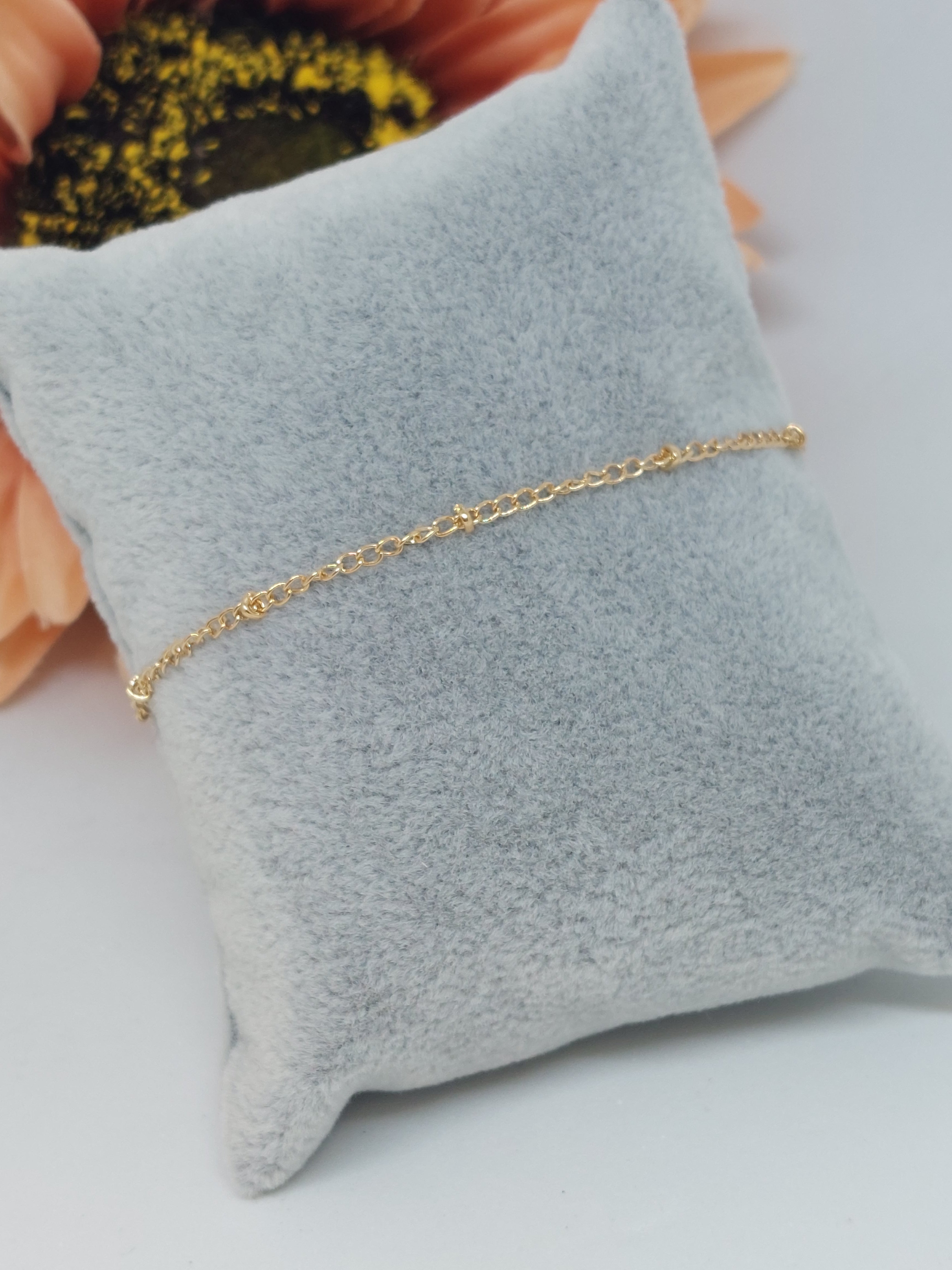 Armbandje basic goudkleurig (RVS)