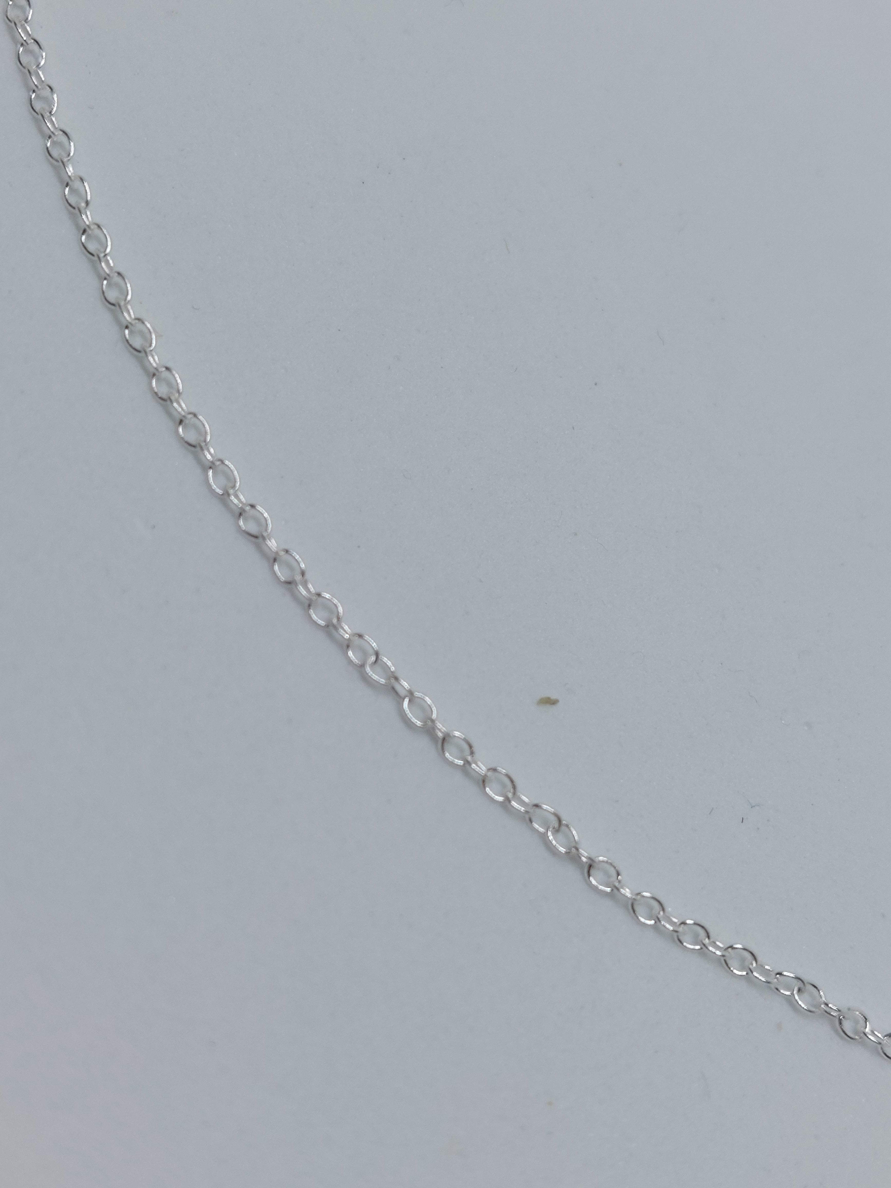 Ketting fijne schakel zilver (925)