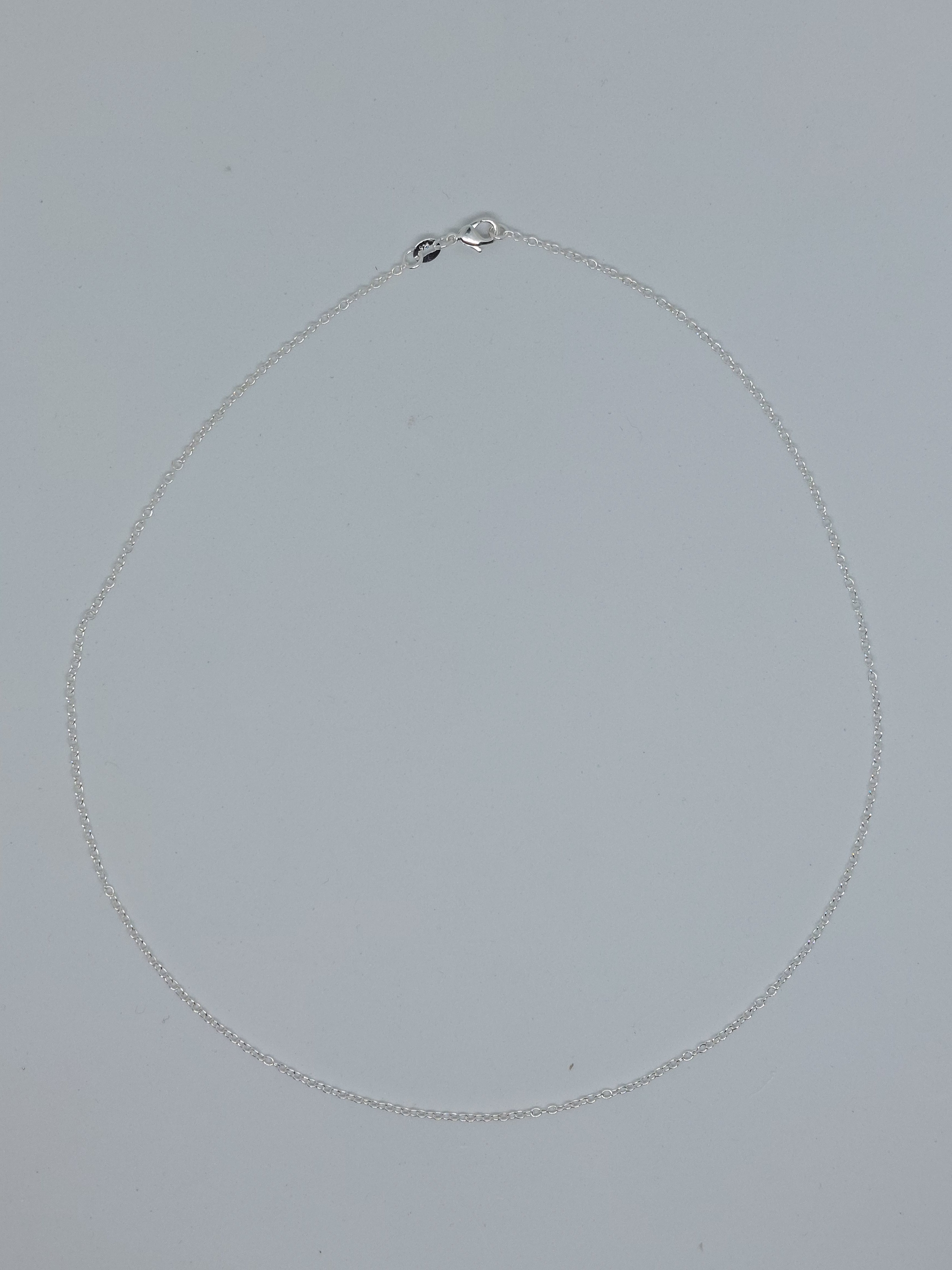 Ketting fijne schakel zilver (925)