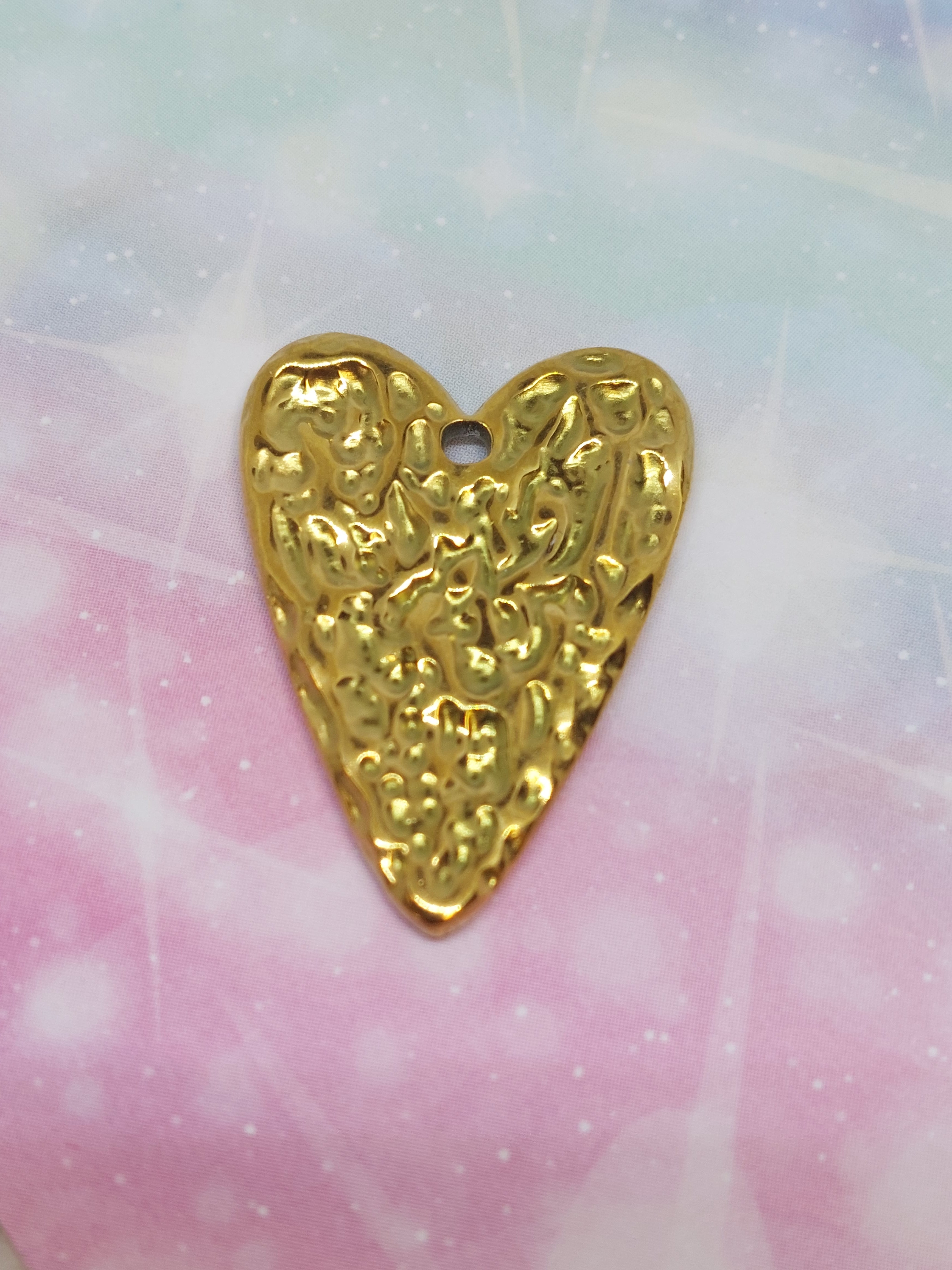 Bedel hart lang goud (rvs)