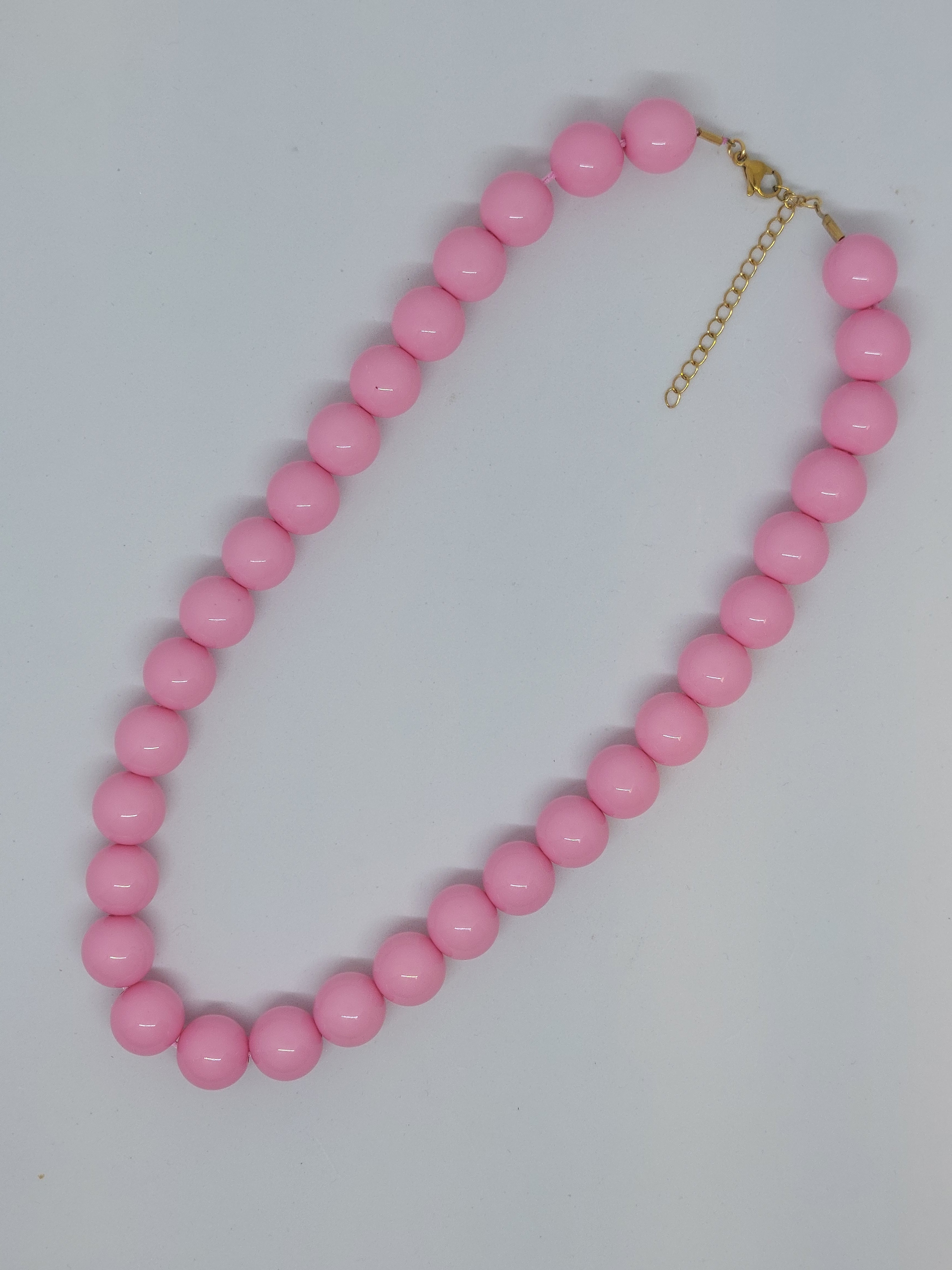 Kralenketting light pink