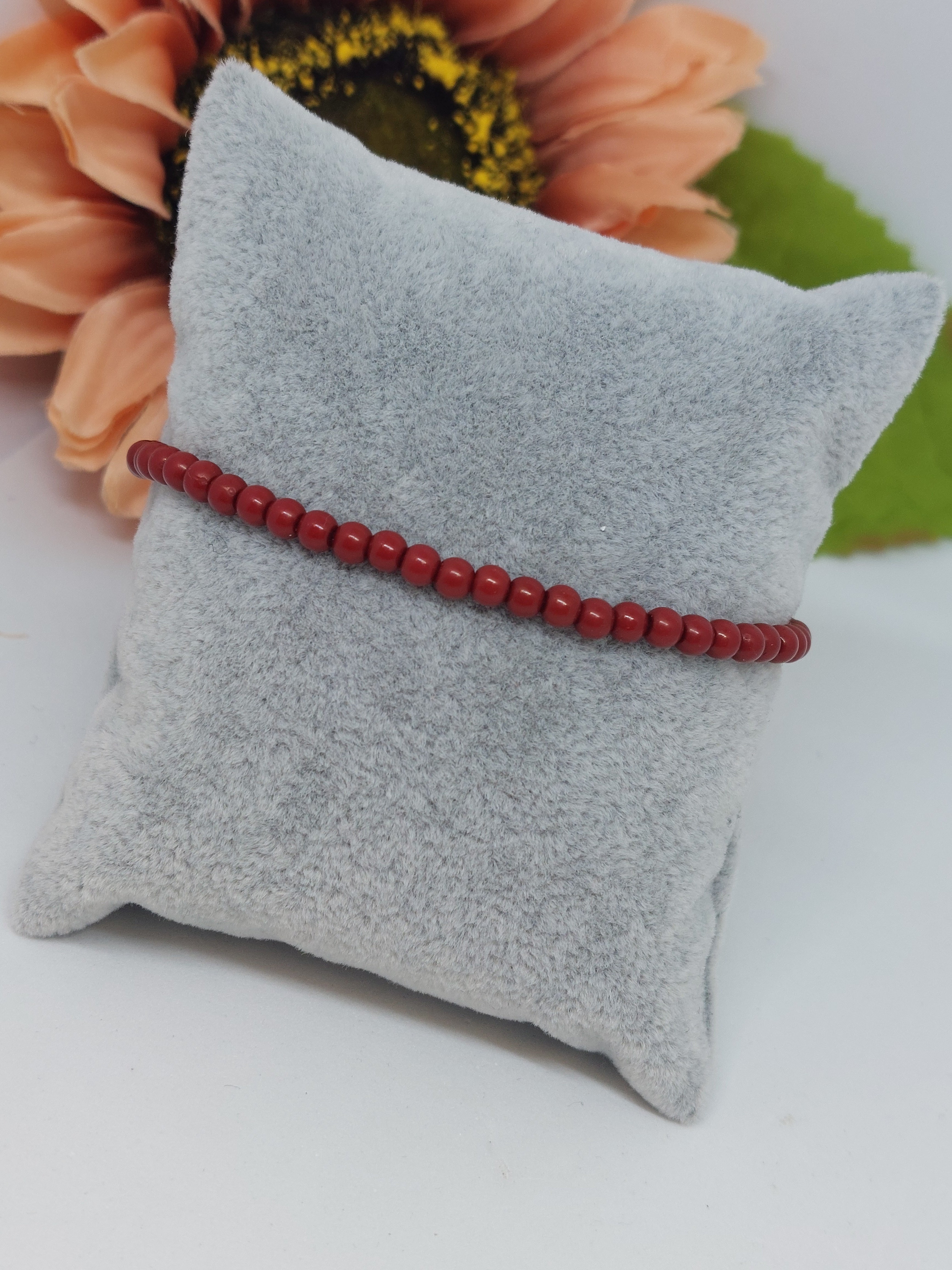 Kralen armband sherry 4mm