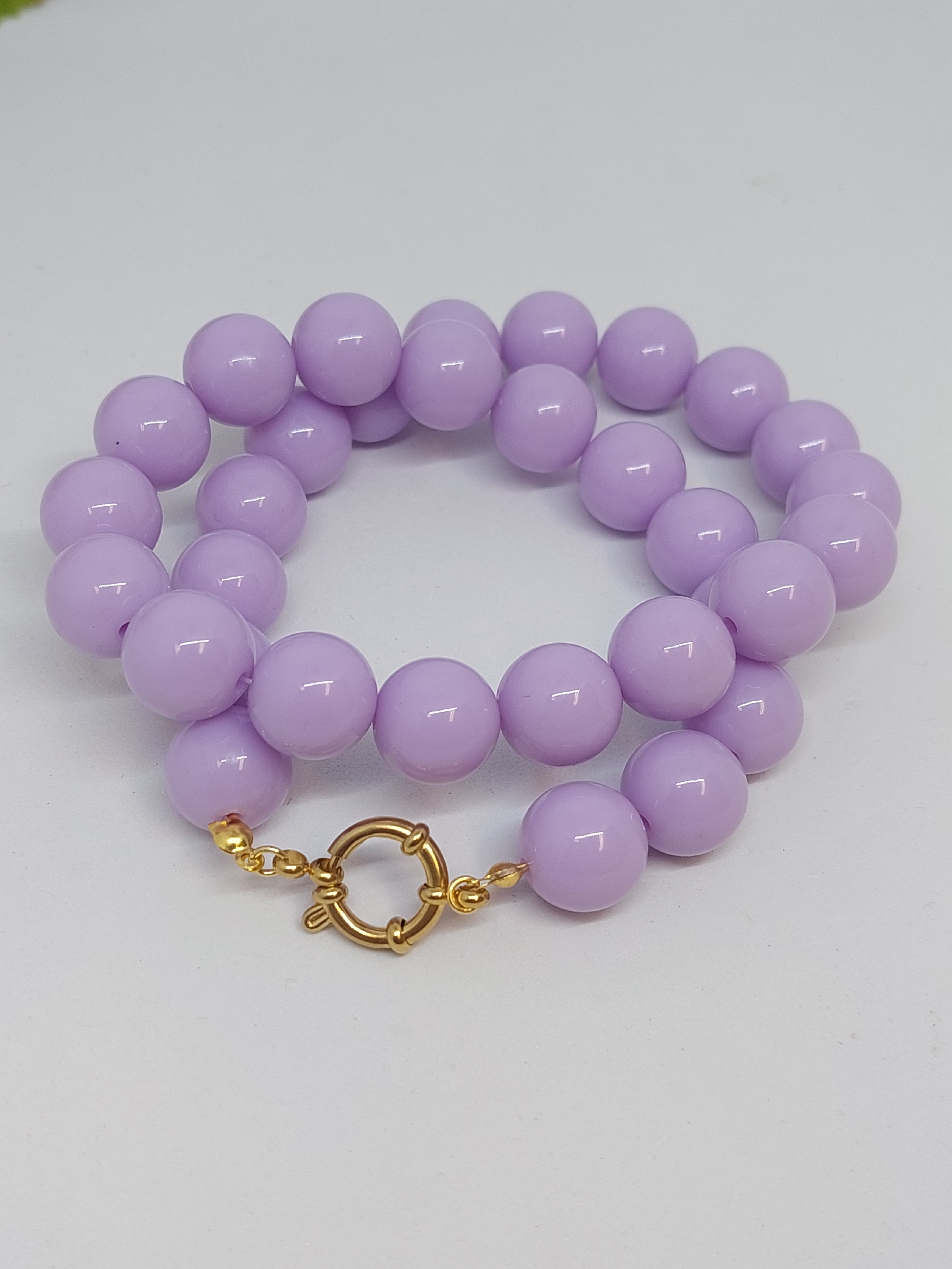 Kralenketting Pastel lilac