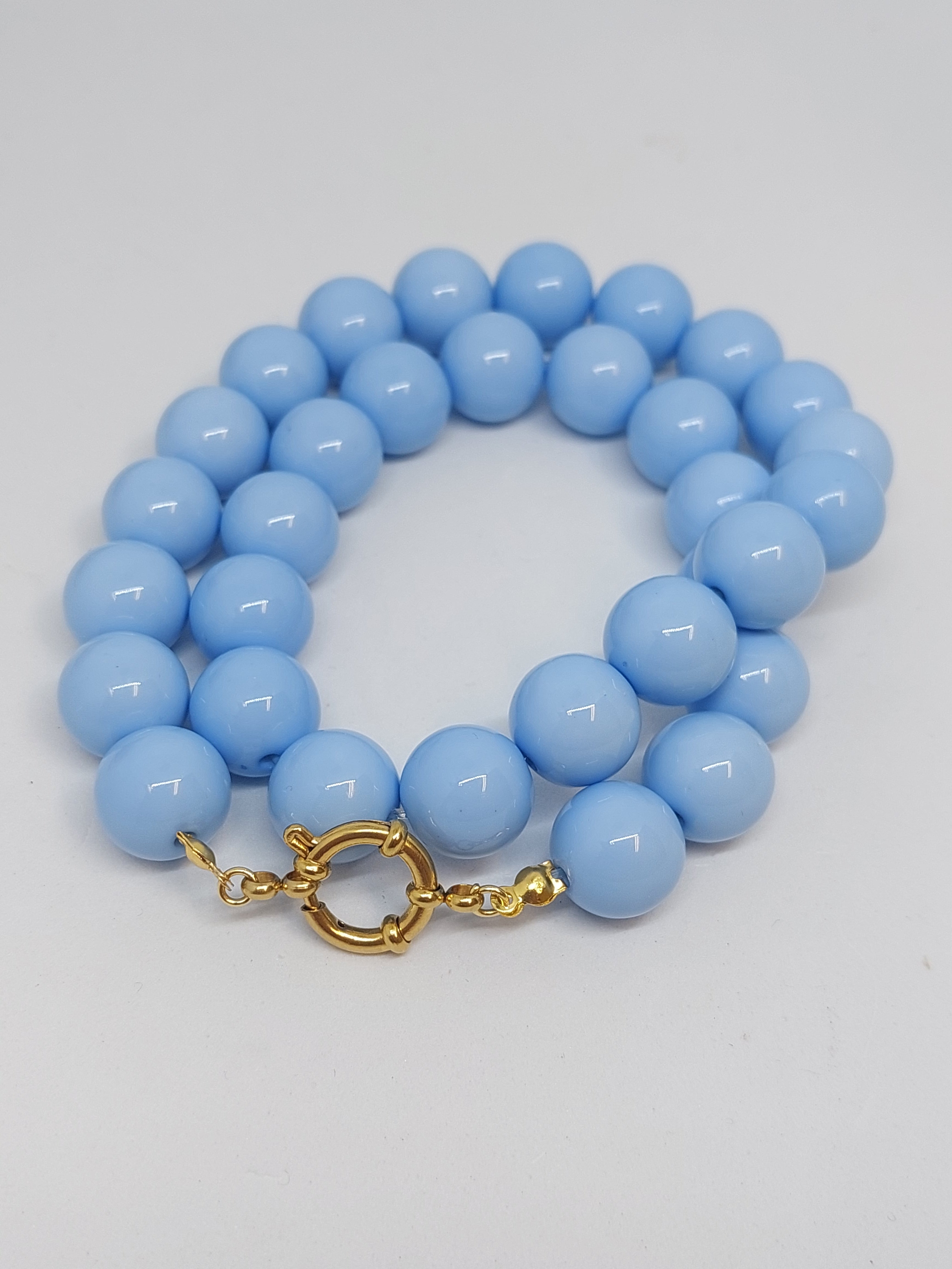 Kralenketting Light blue