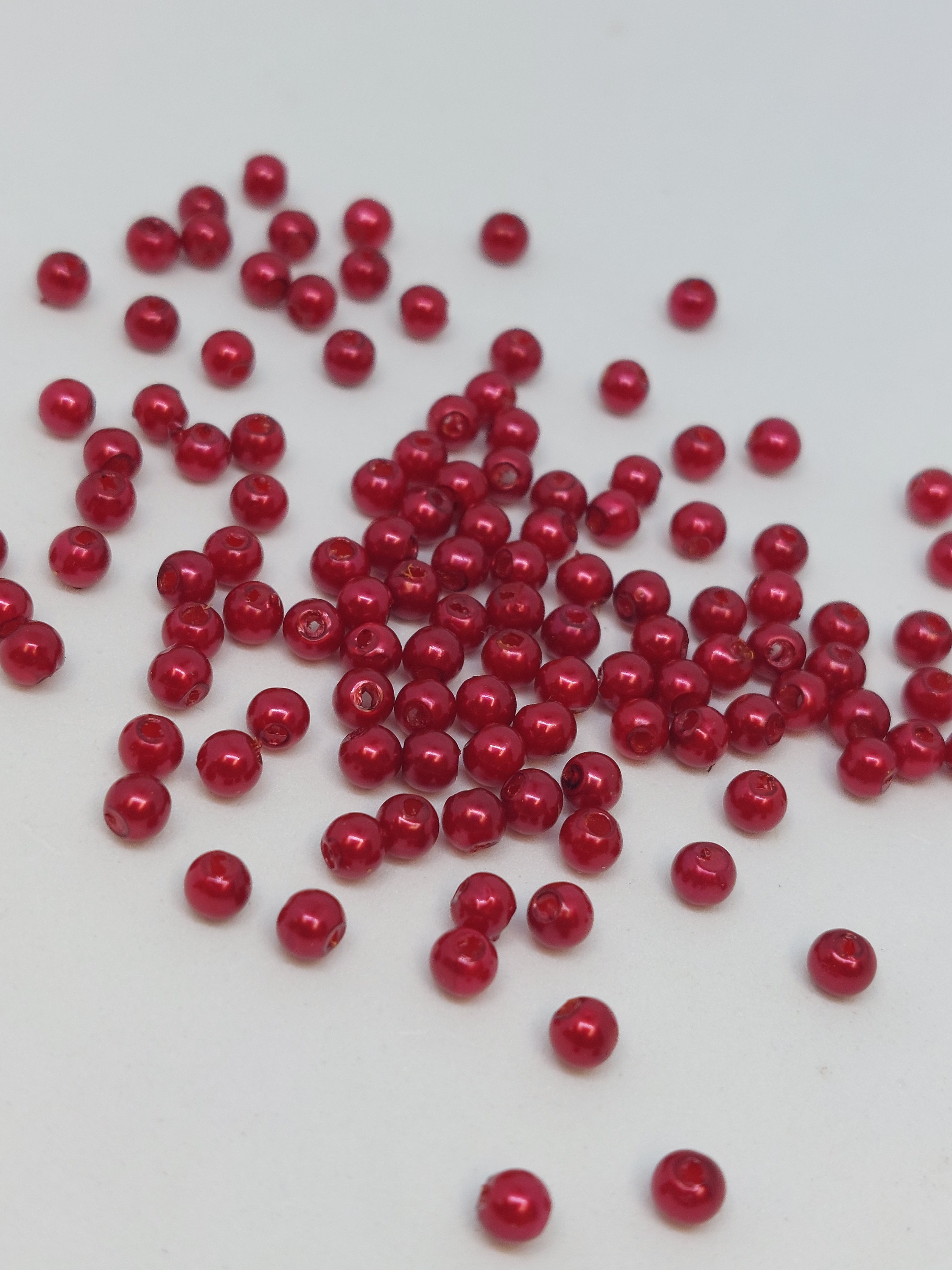 Glasparel Donker rood 4mm