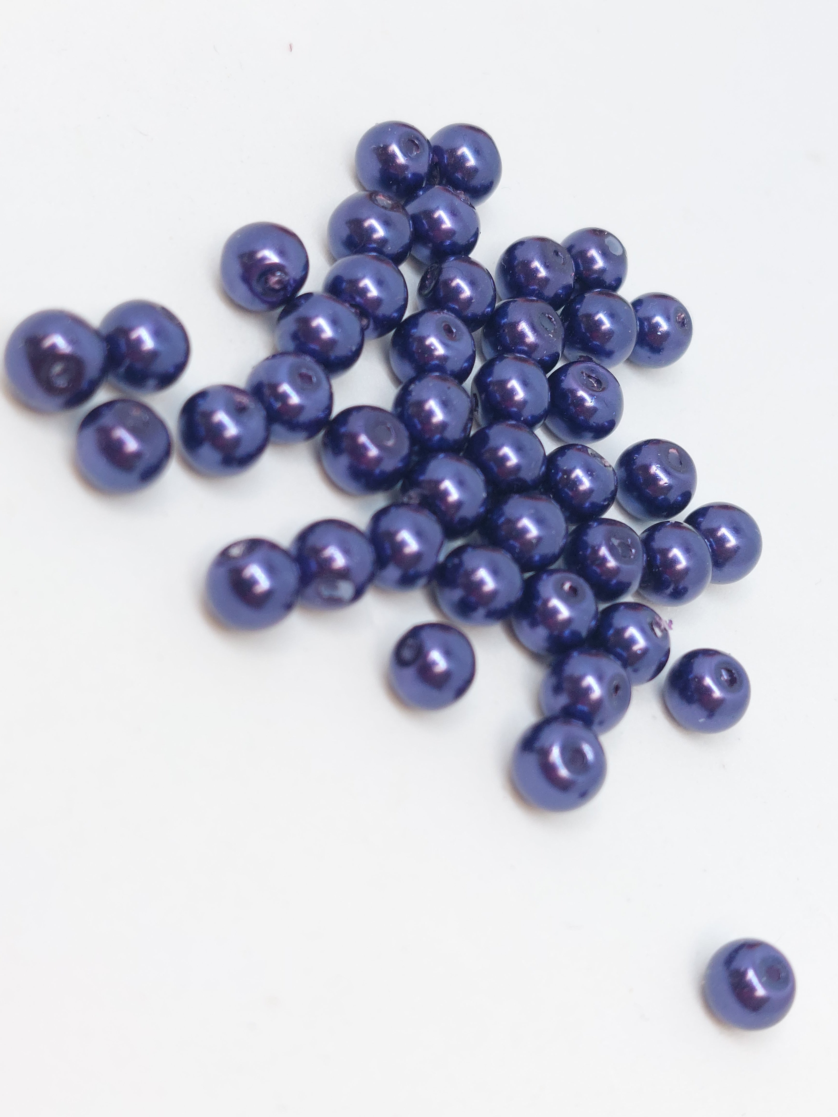 Glasparel Donker blauw 6mm