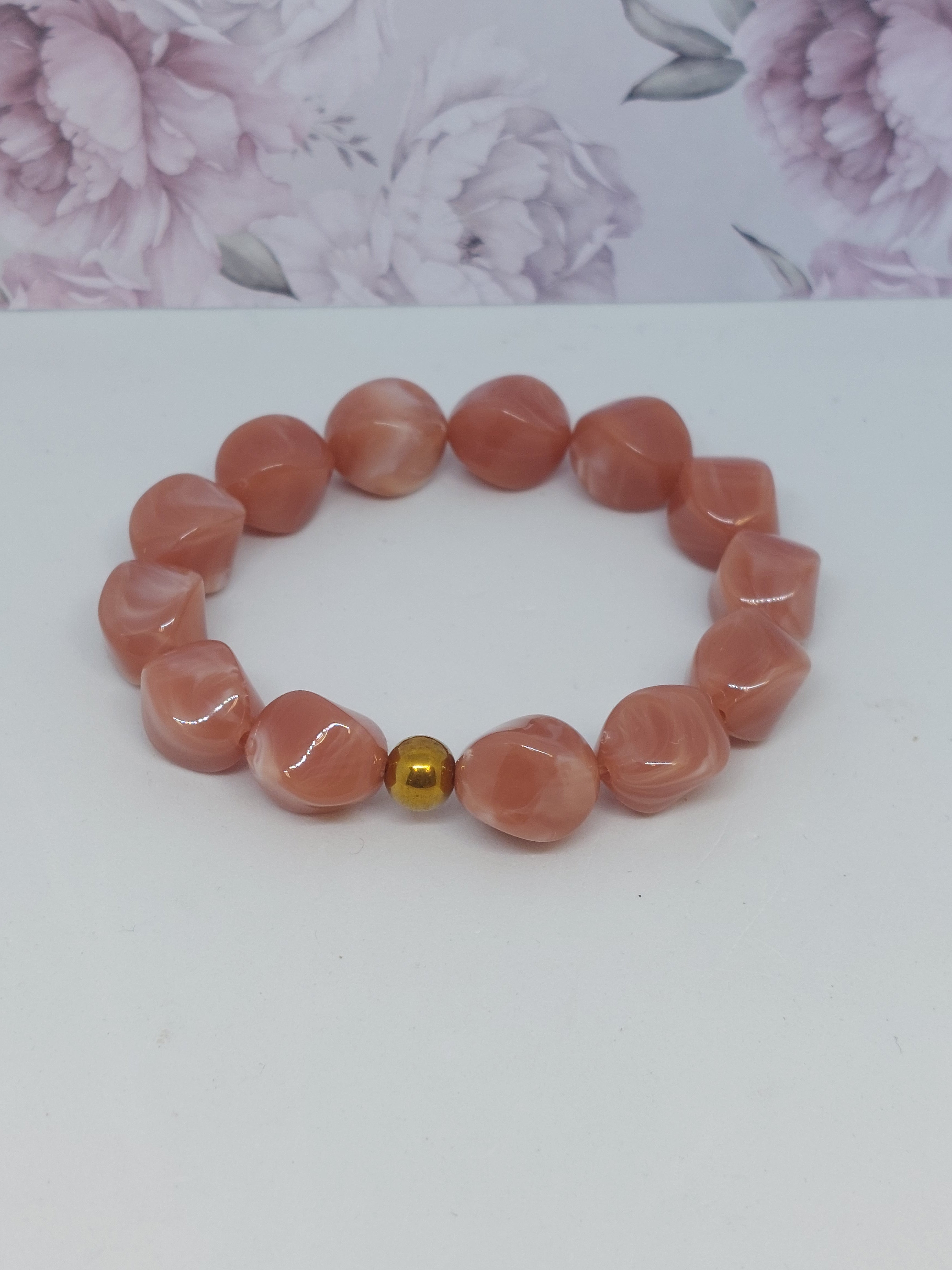 Armband Nugget Rosy brown