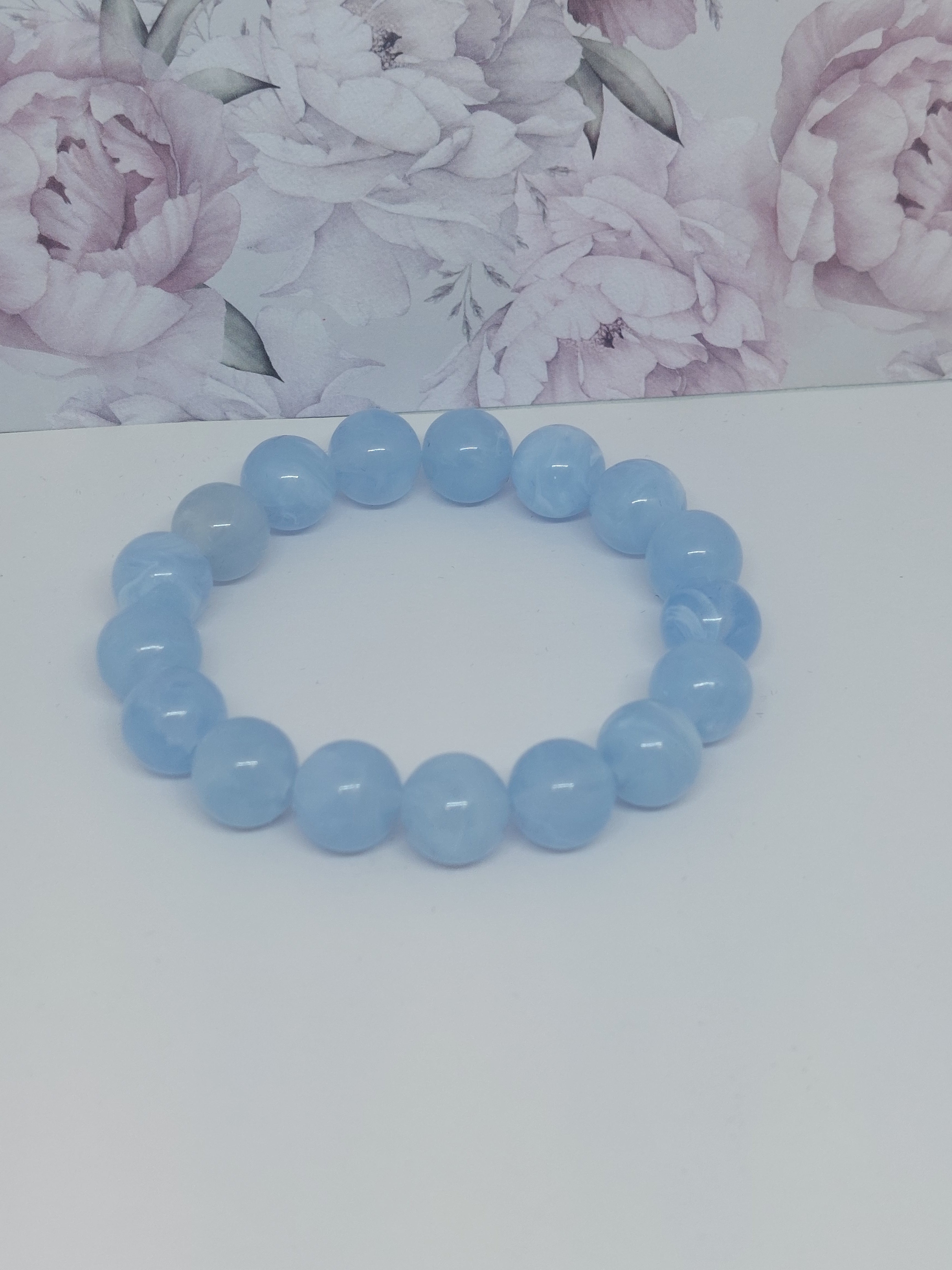 Kralen armband Pastel Blauw