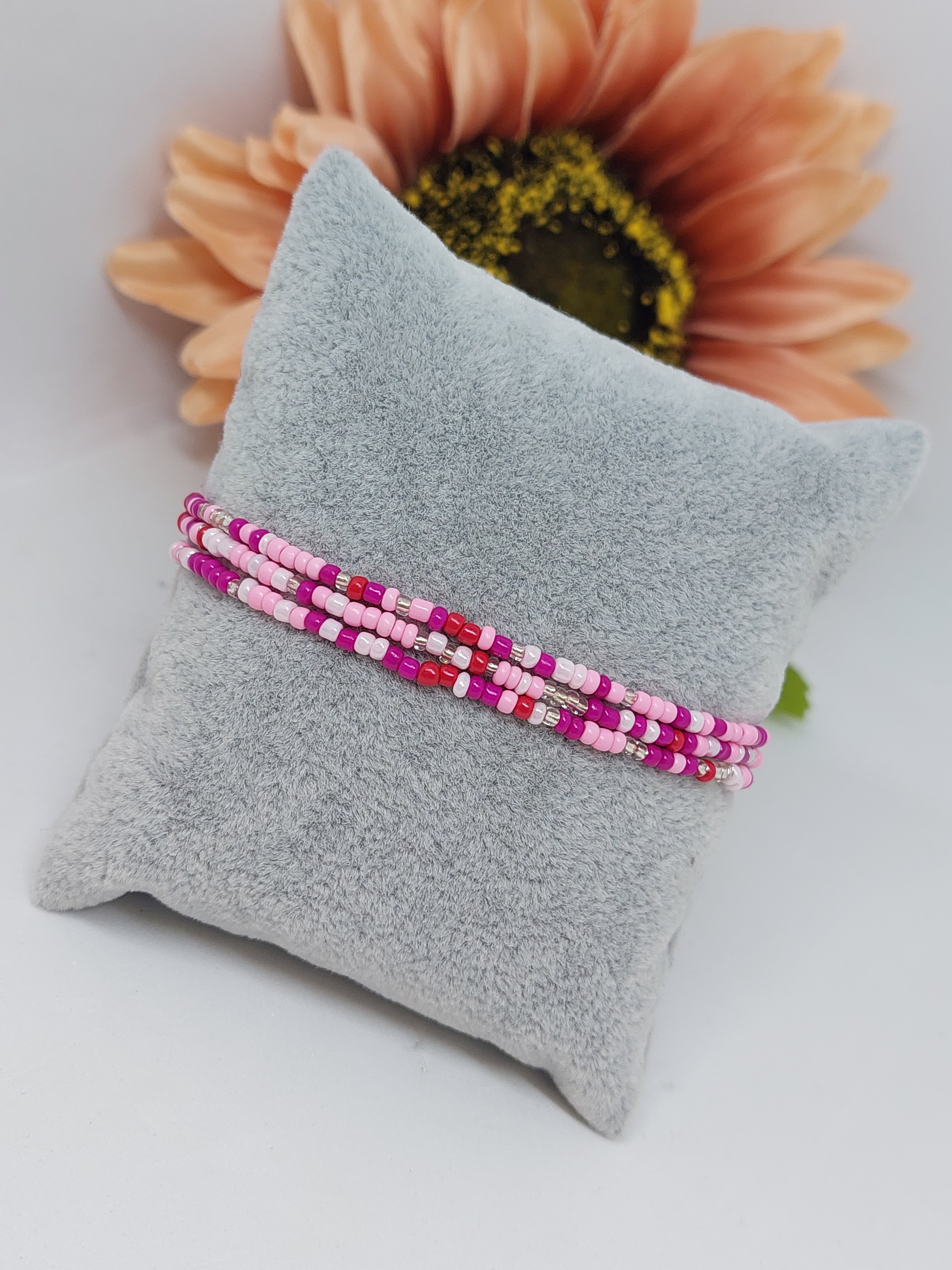 Armbandjes set roze