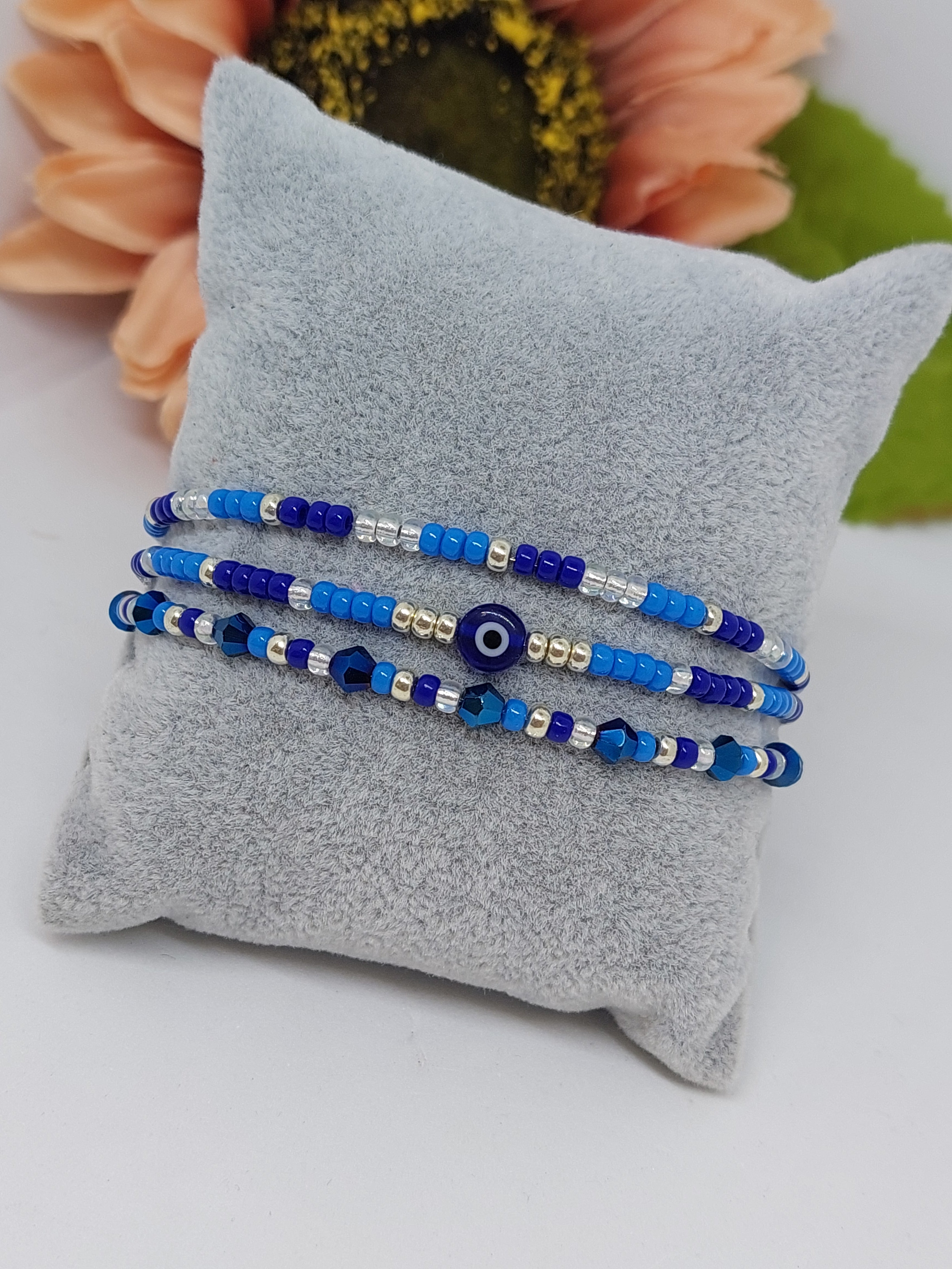 Setje Boos oog blauw