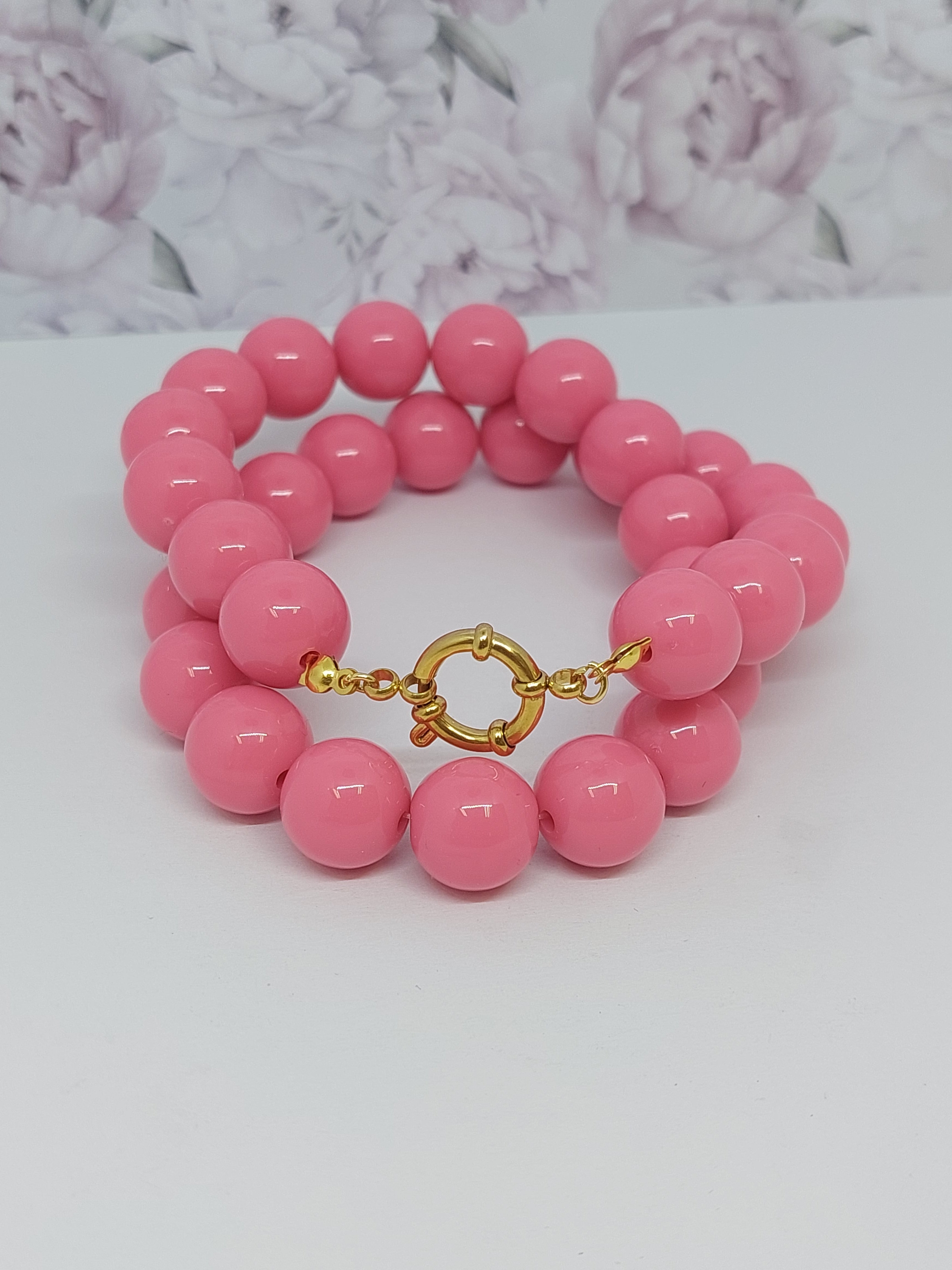 Kralenketting Pink lemonade