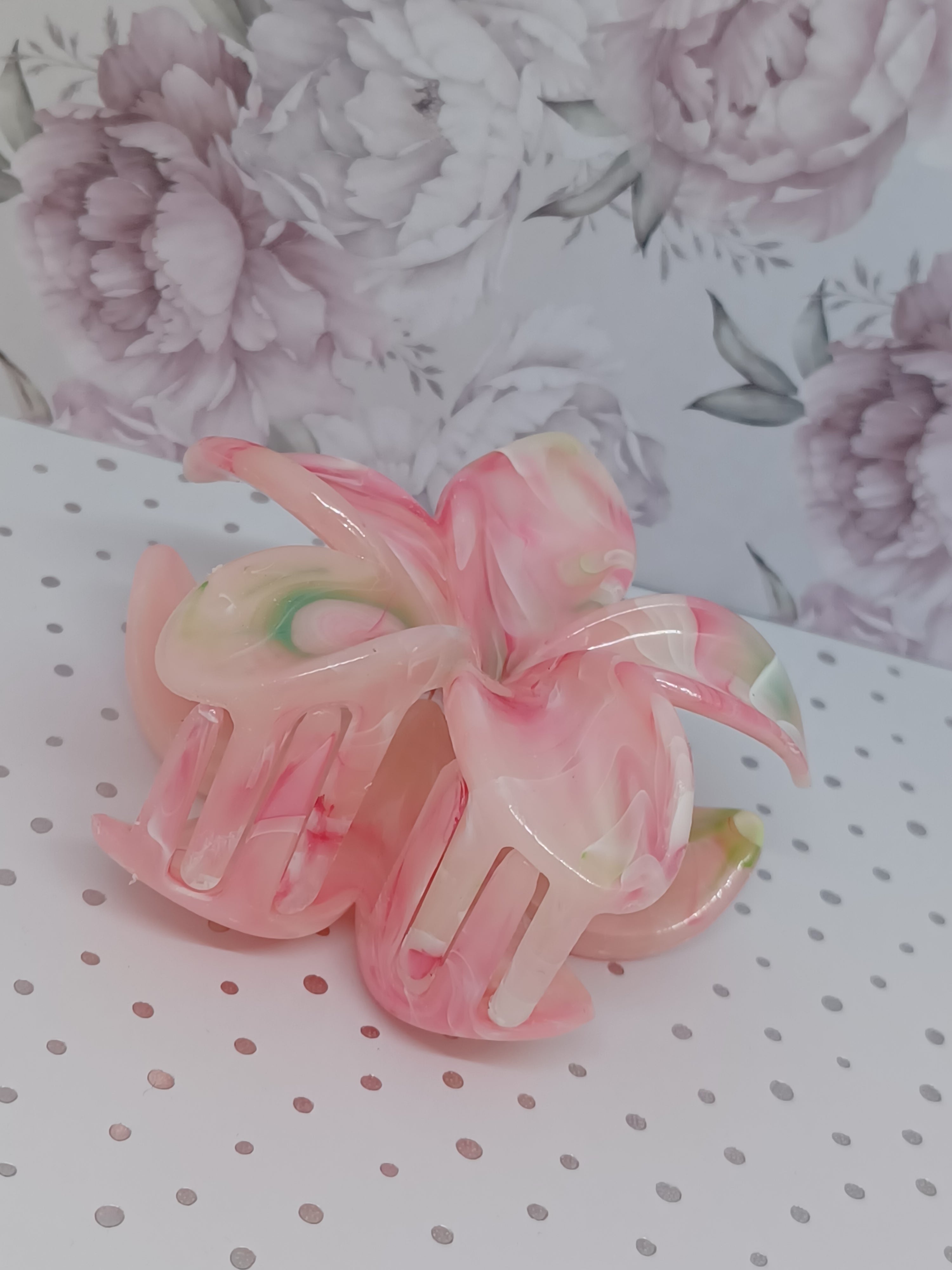 Haarklem bloem Roze