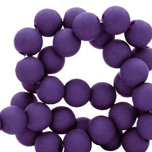 Dark purple 4 mm Acryl kraal