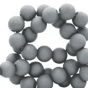 Mouse grey 6mm Acryl kraal