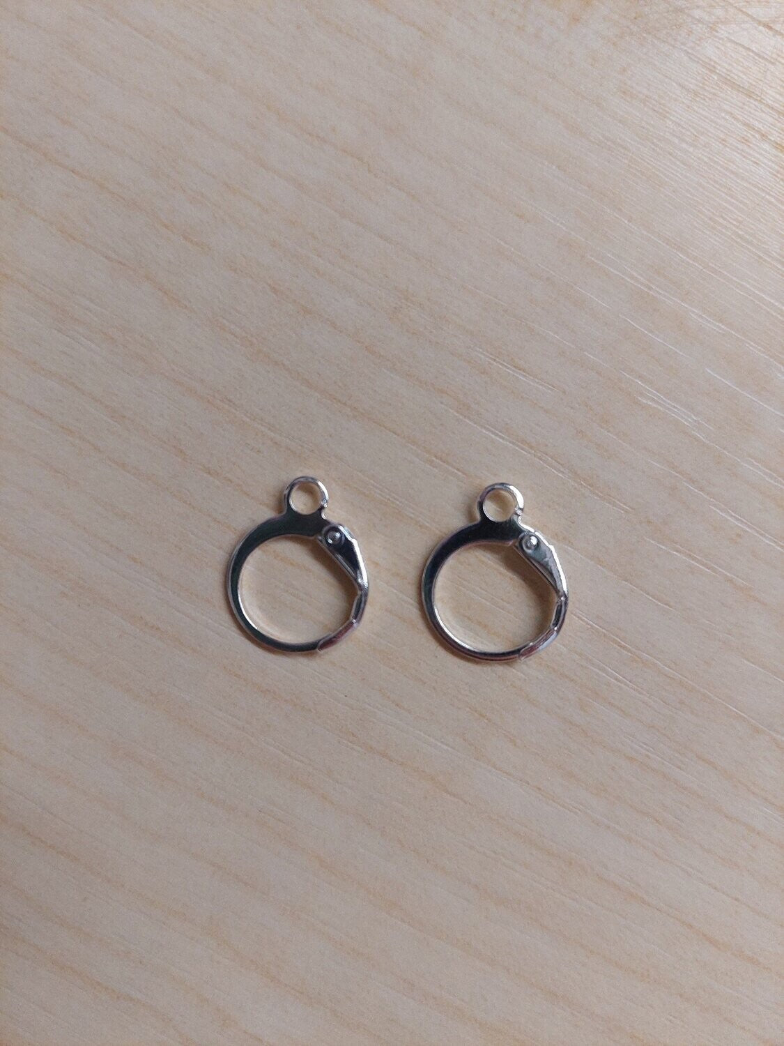 Oorbel rond klein Zilver 11mm