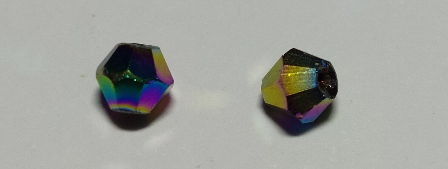 Bicone olie kleur 4mm