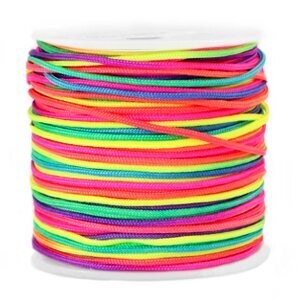 Macrame draad 1.5mm rainbow