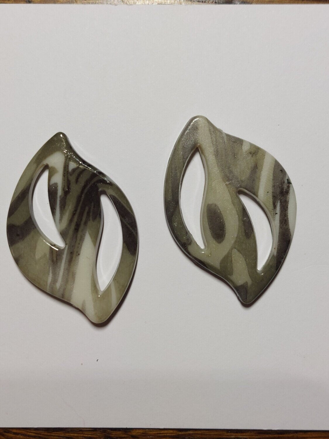 Blad zwart/wit/grijs