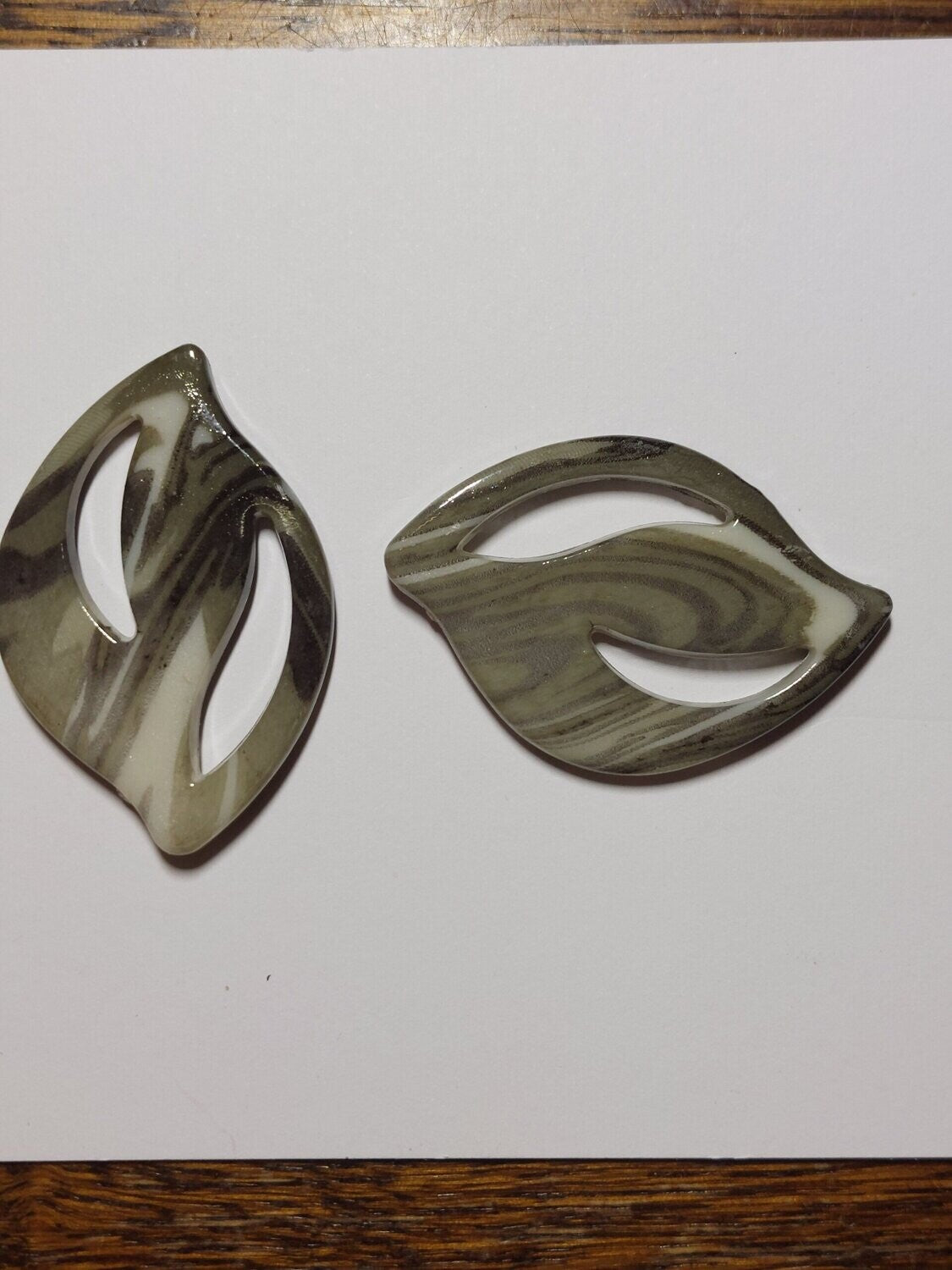 Blad zwart/wit/grijs