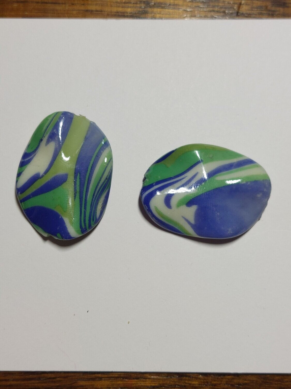 Blad wave Blauw/groen