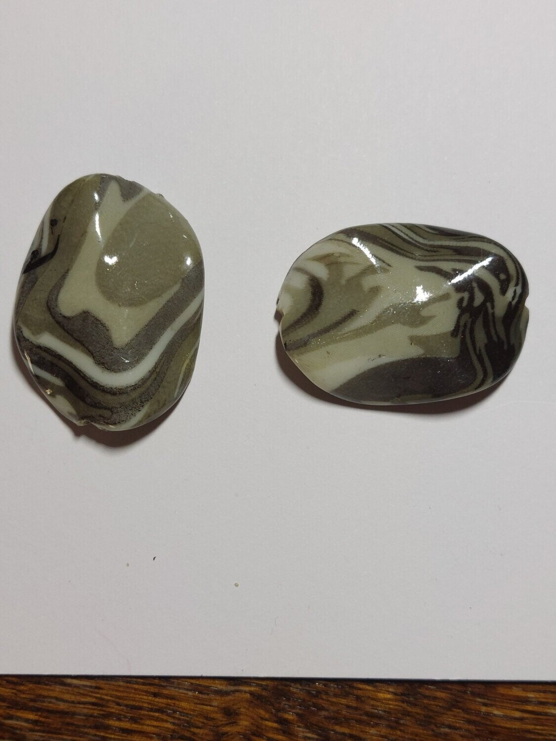 Blad wave Zwart/grijs