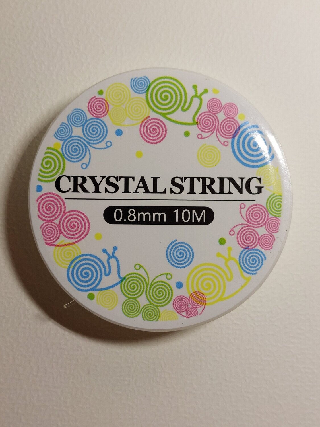 Elastiek transparant 0.8mm