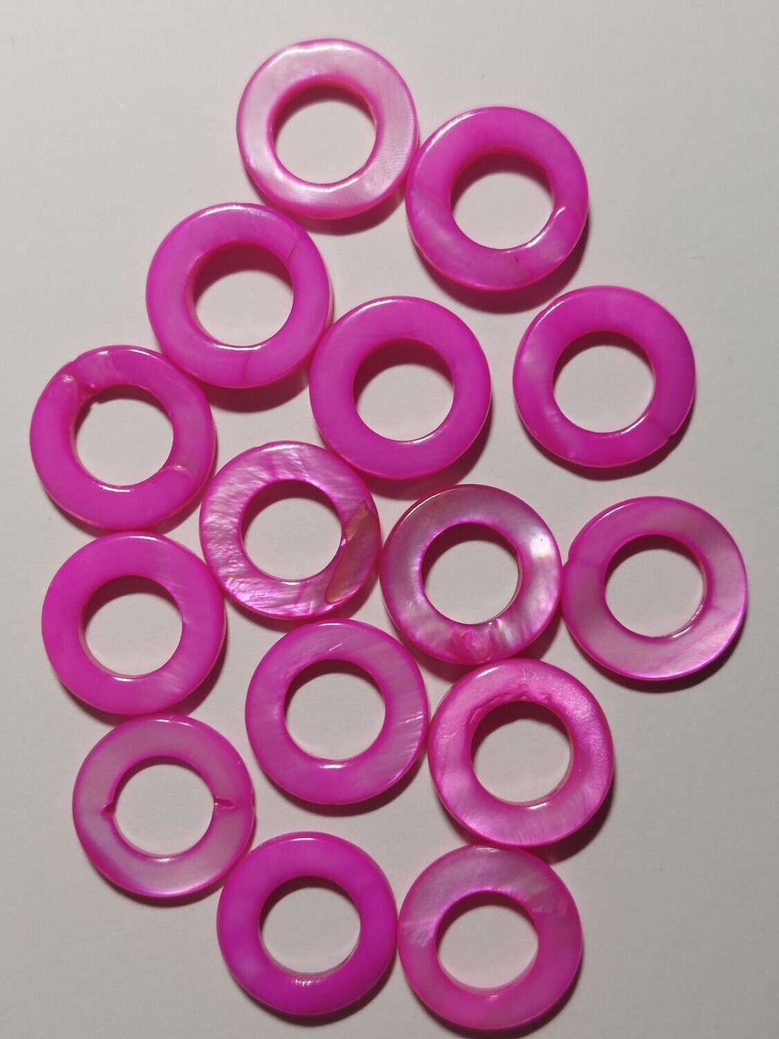 Schelpkraal Rond roze (klein)