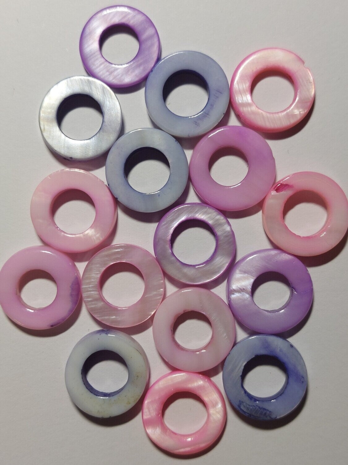 Schelpkraal Rond multi color (klein)