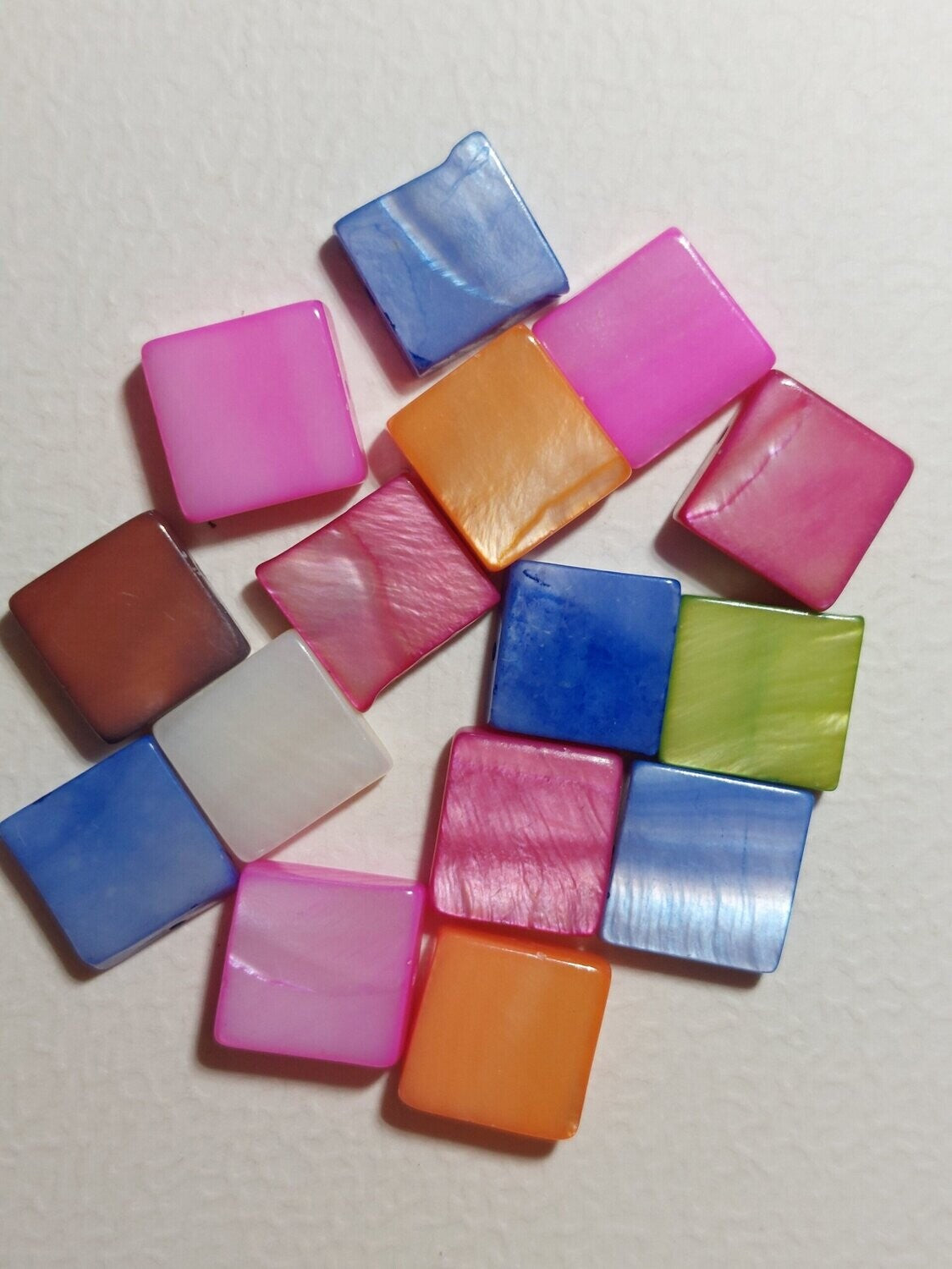 schelpkraal Vierkant mix