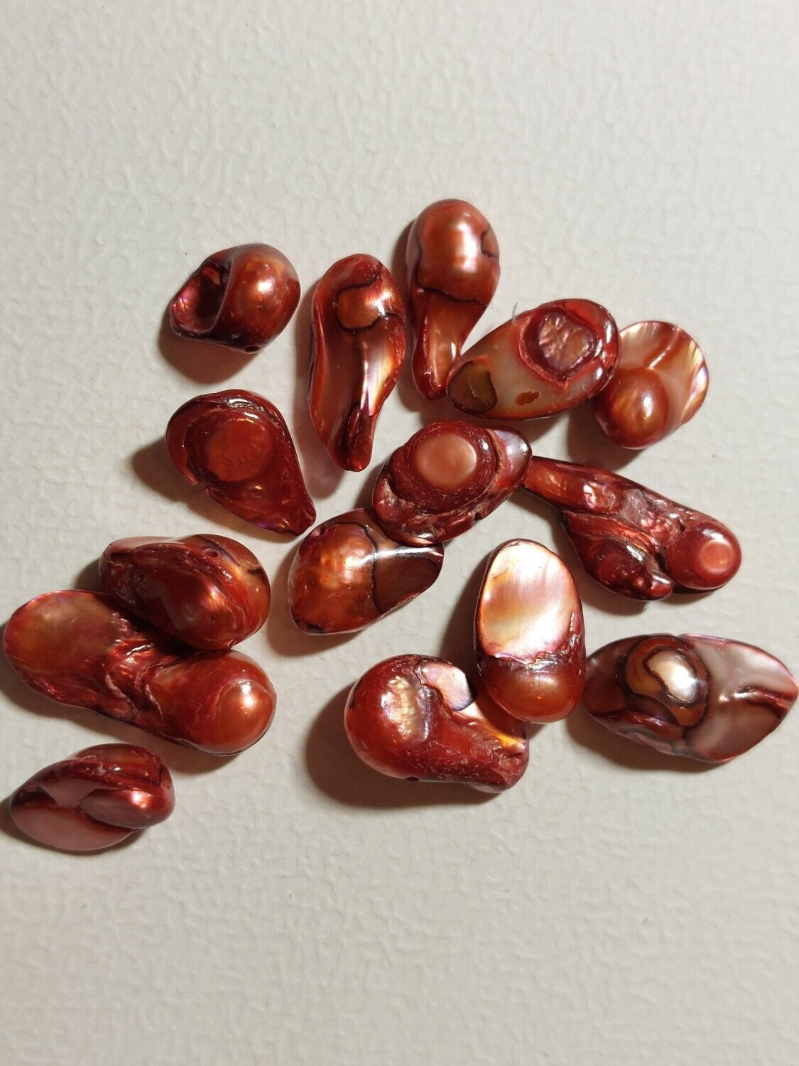 Zoetwaterparel Rood/koper