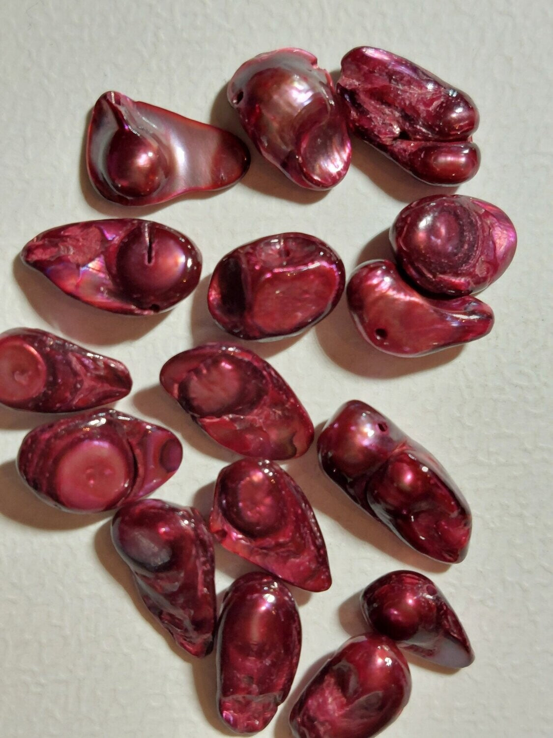 Zoetwaterparel Paars/rood