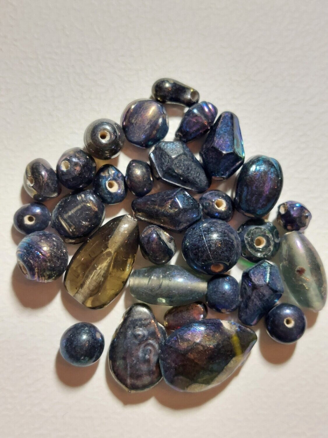 Glaskraal mix Olieblauw