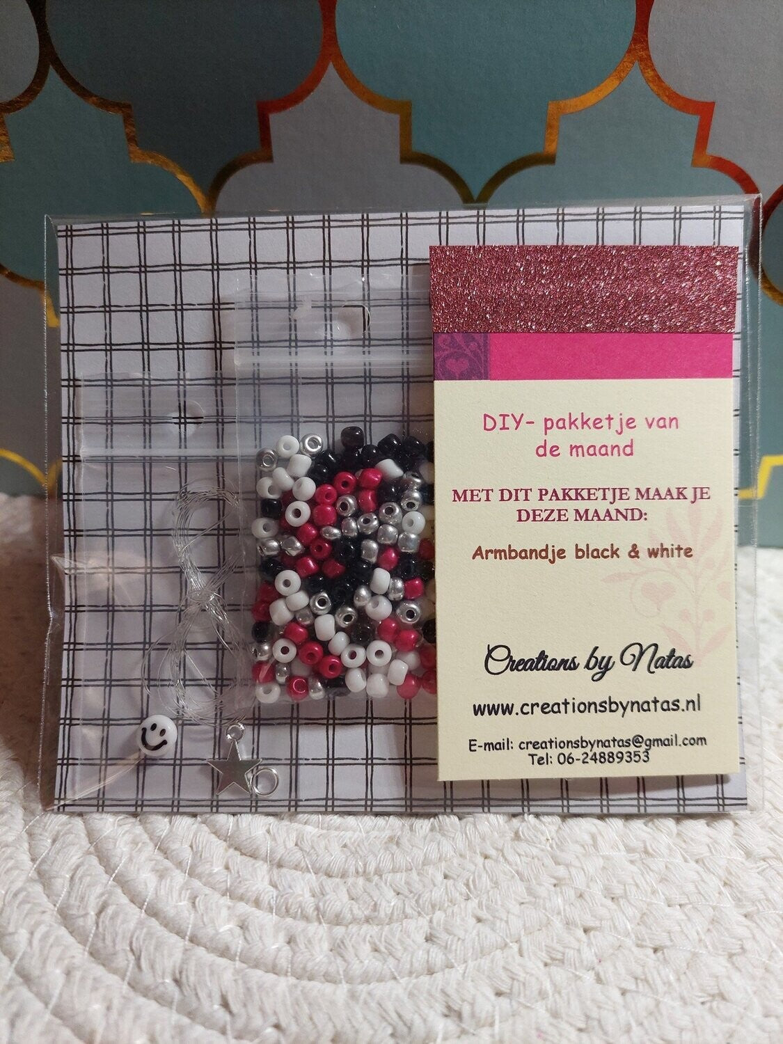 DIY pakketje Black & white