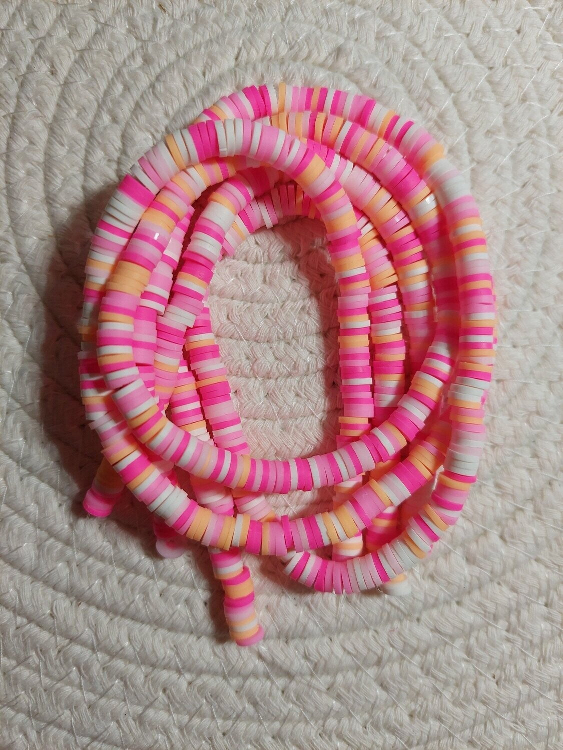 Katsuki Mix roze/oranje/wit 6mm