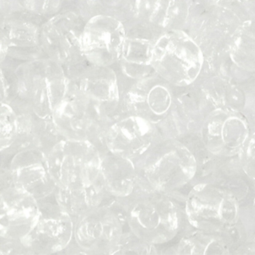 Rocailles Transparant Crystal 6/0 (4mm)
