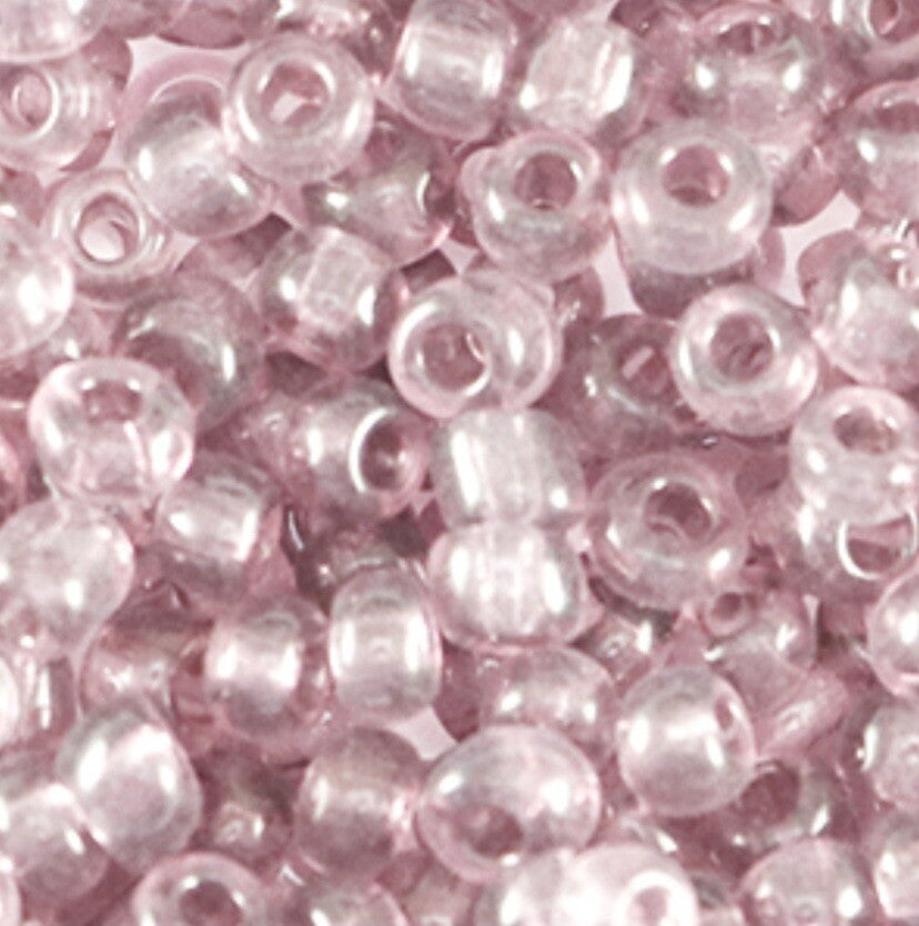 Rocailles Transparant Lilac 6/0 (4mm)