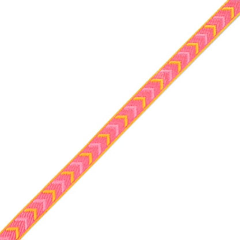 Lint met tekst arrows pink/yellow
