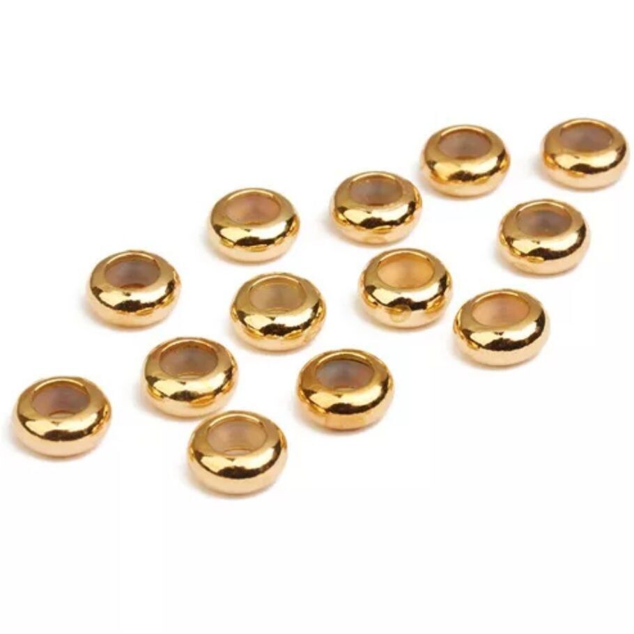 Stopper goud 8mm