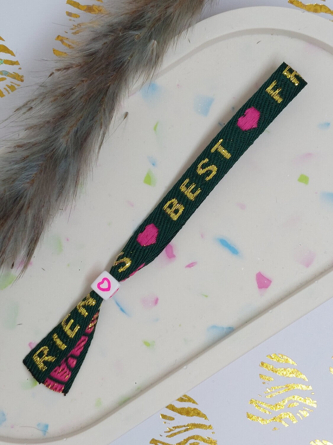 Lint armbandje "best friends"