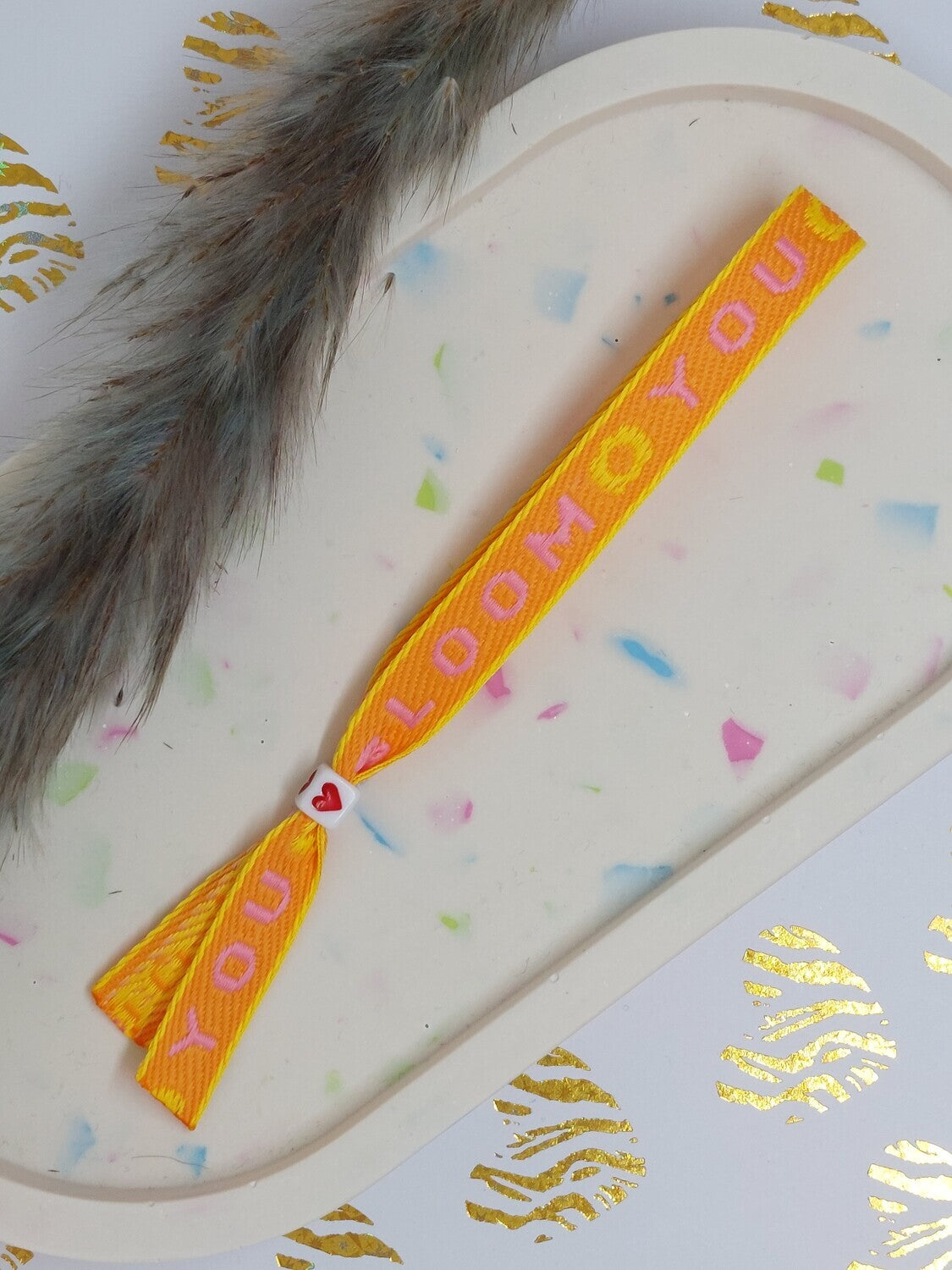 Lint armbandje "you bloom"