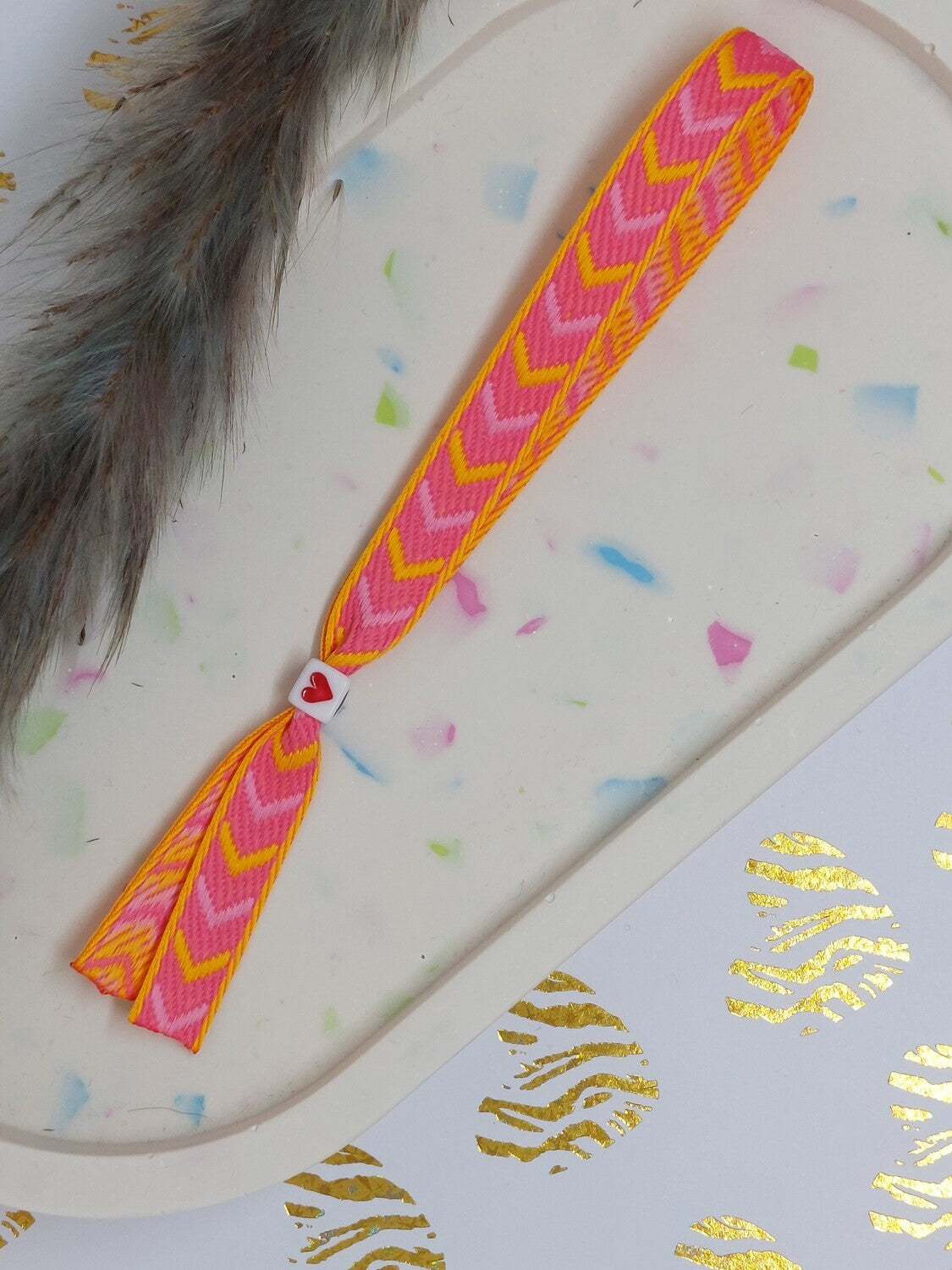 Lint armbandje "arrow"