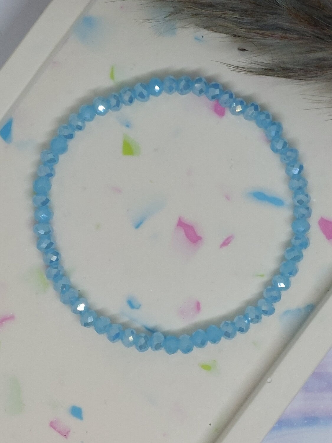Armbandje Licht blauw