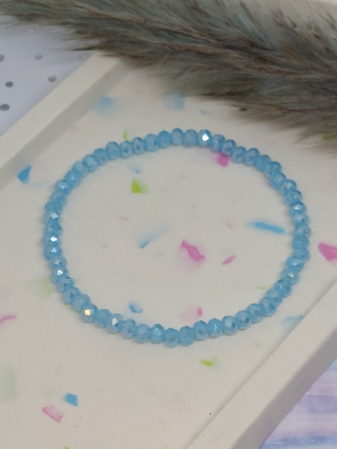 Armbandje Licht blauw