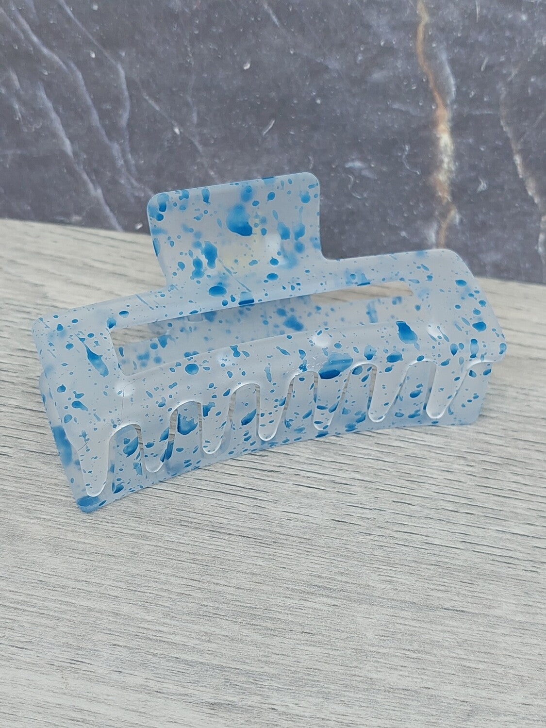 Verfspetter blauw